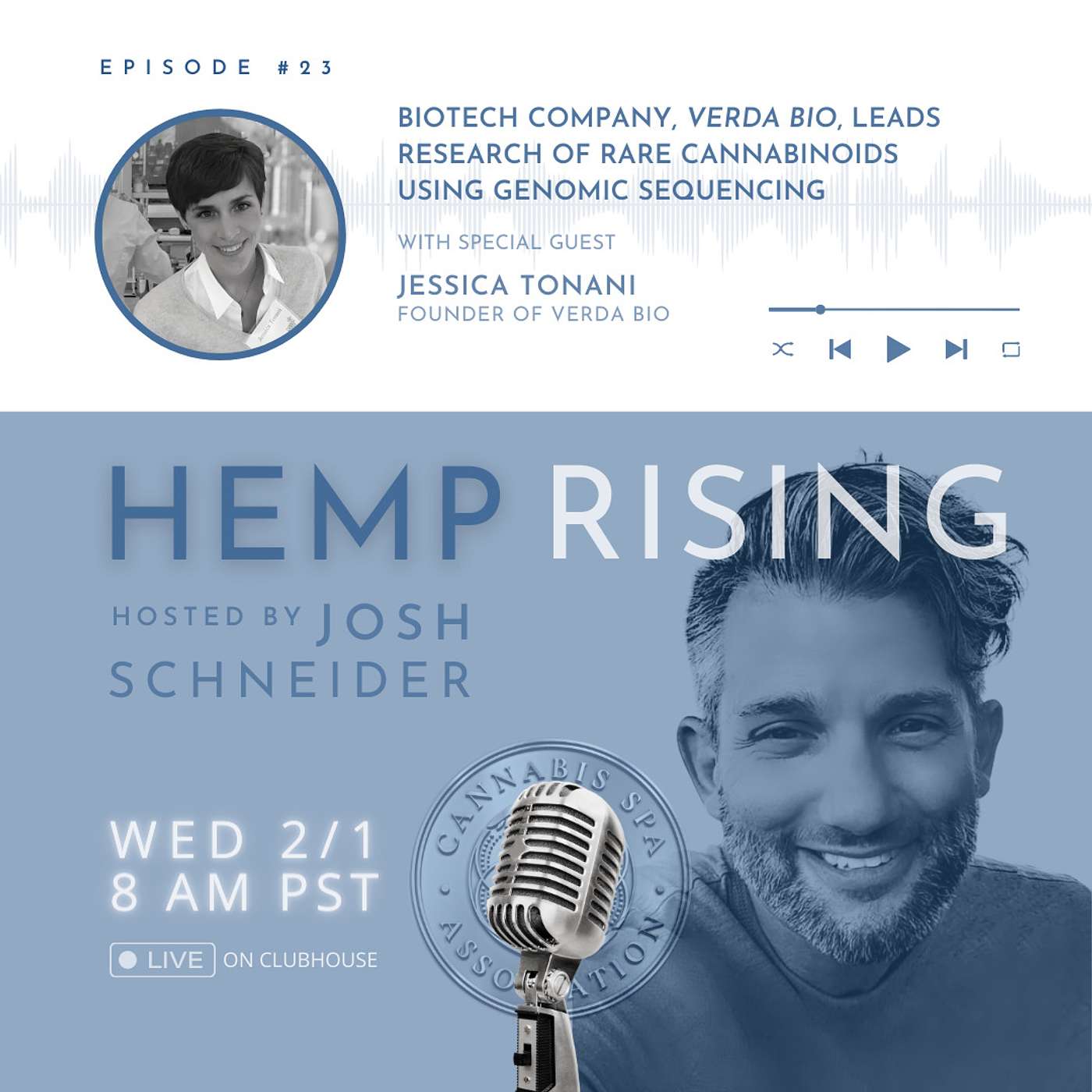 Ep. 23 - BioScience Company Leads Research of RARE Cannabinoids w/ Jessica Tonani, Verda Bio & Simple Jane CBD Skincare