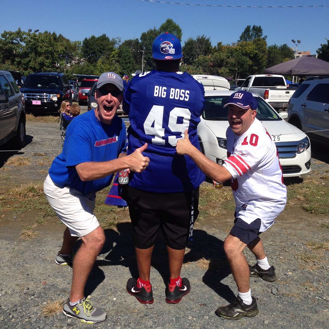 Three Angry Giants Fans (and a Jets Fan)