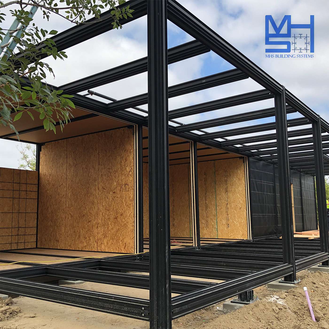 Tim's Podcast - Fabrication, installation, and assembly of MHS Building Systems, a prefabricated modular aluminum framing system.