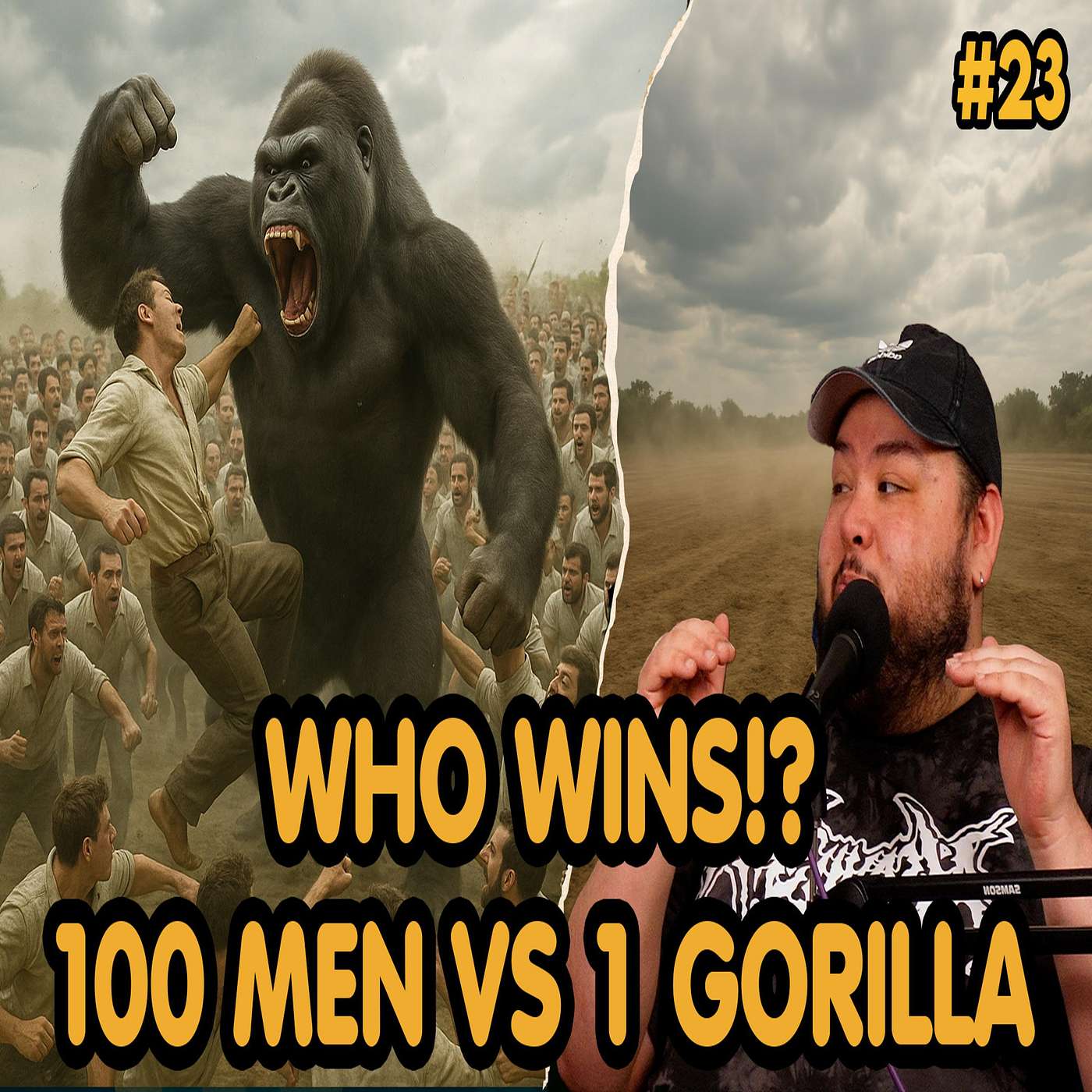 100 MEN VS 1 GORILLA!? The Ultimate Battle - Scraps #23