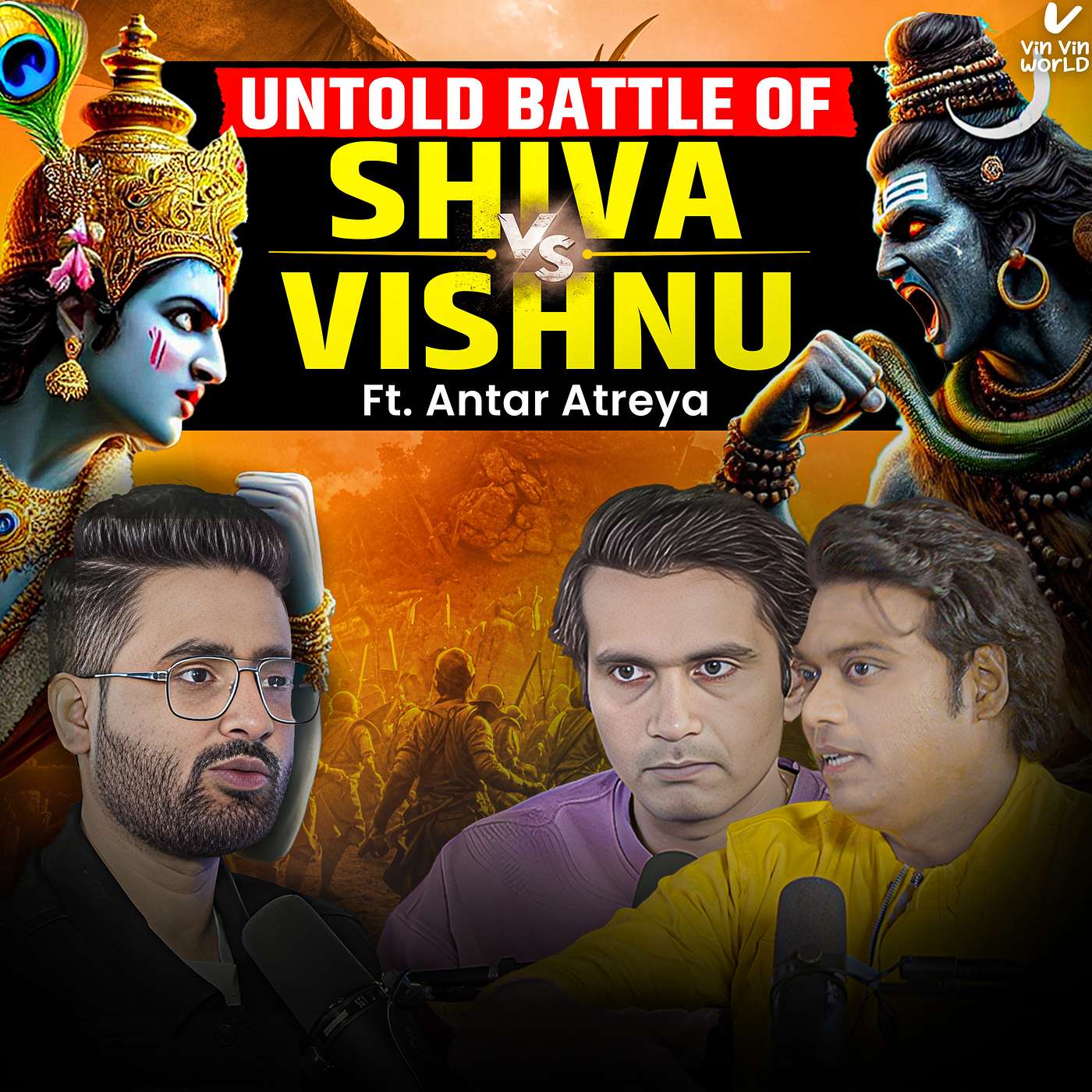 Ep 22: UNTOLD Secret WAR Vishnu VS  Shiva -Mahabharat Ke Baad Kya Hua -Author Antar Atreya #trending