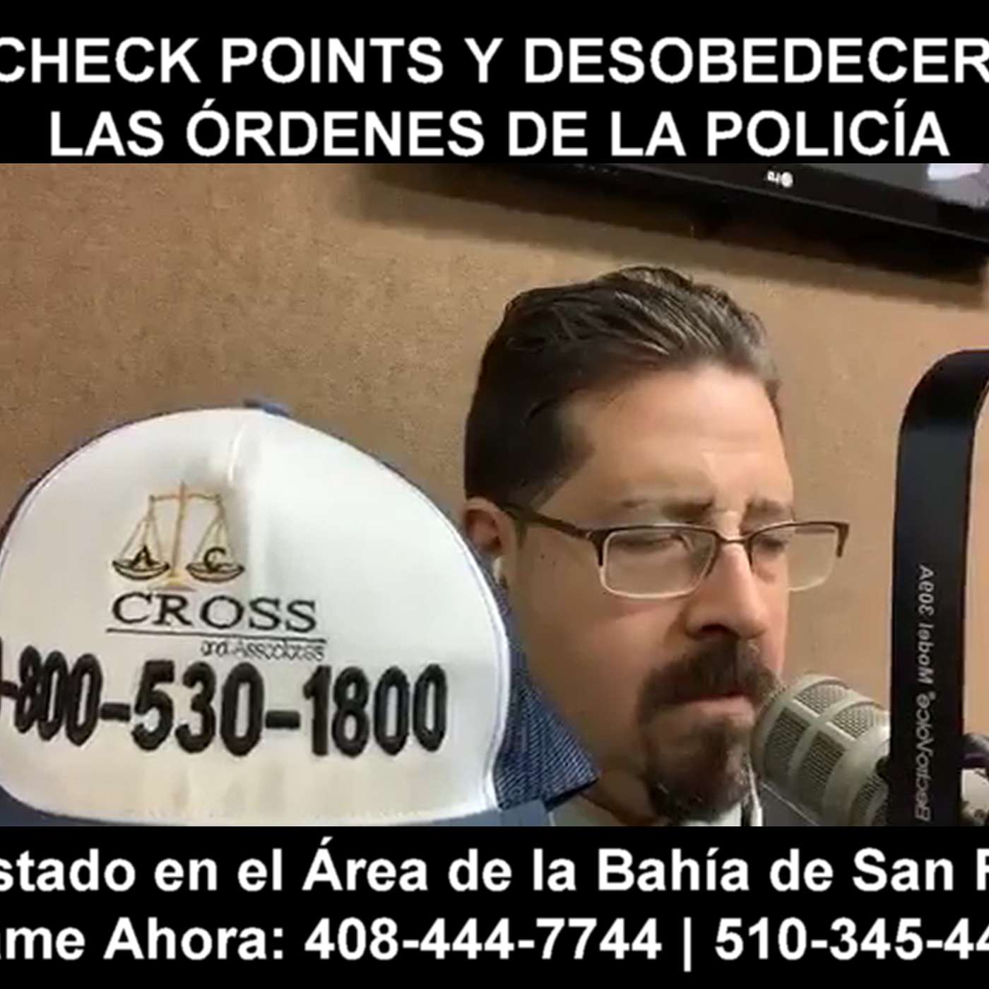 Check points y desobedecer las órdenes de la policía