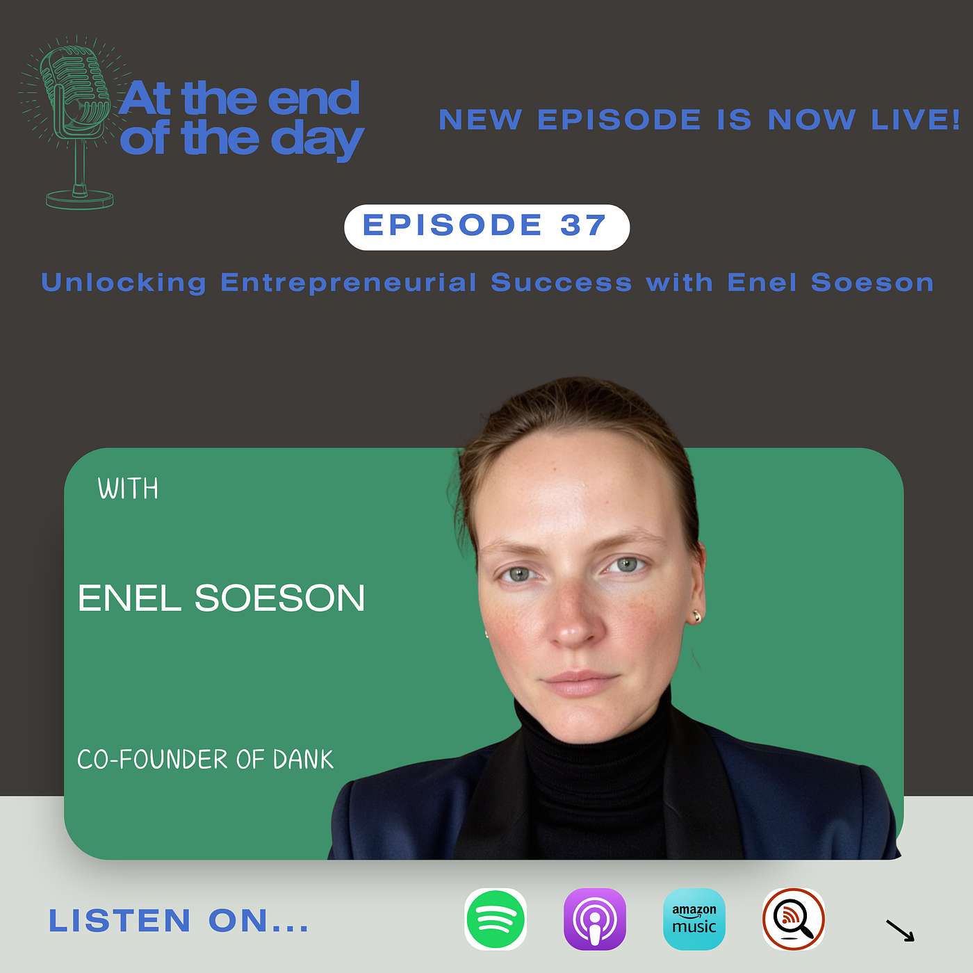 Unlocking Entrepreneurial Success with Enel Soeson | At the End of the Day Podcast