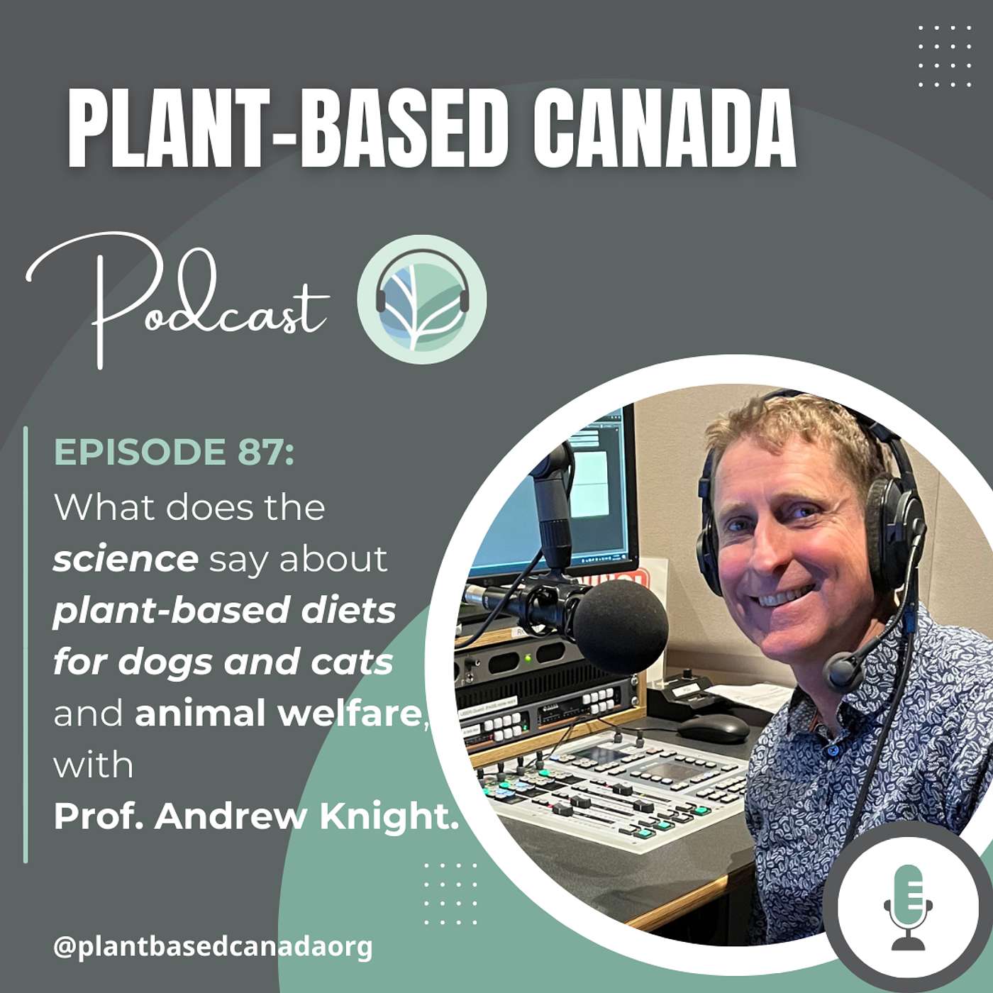 Episode 87: What does the science say about plant-based diets for dogs and cats and animal welfare, with Prof. Andrew Knight episode artwork