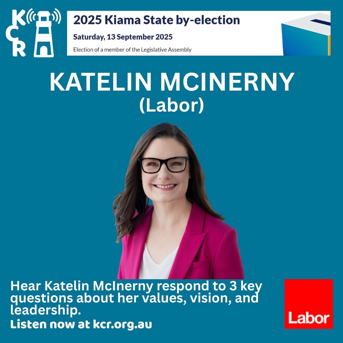 By-election; Kaitlin McInerney