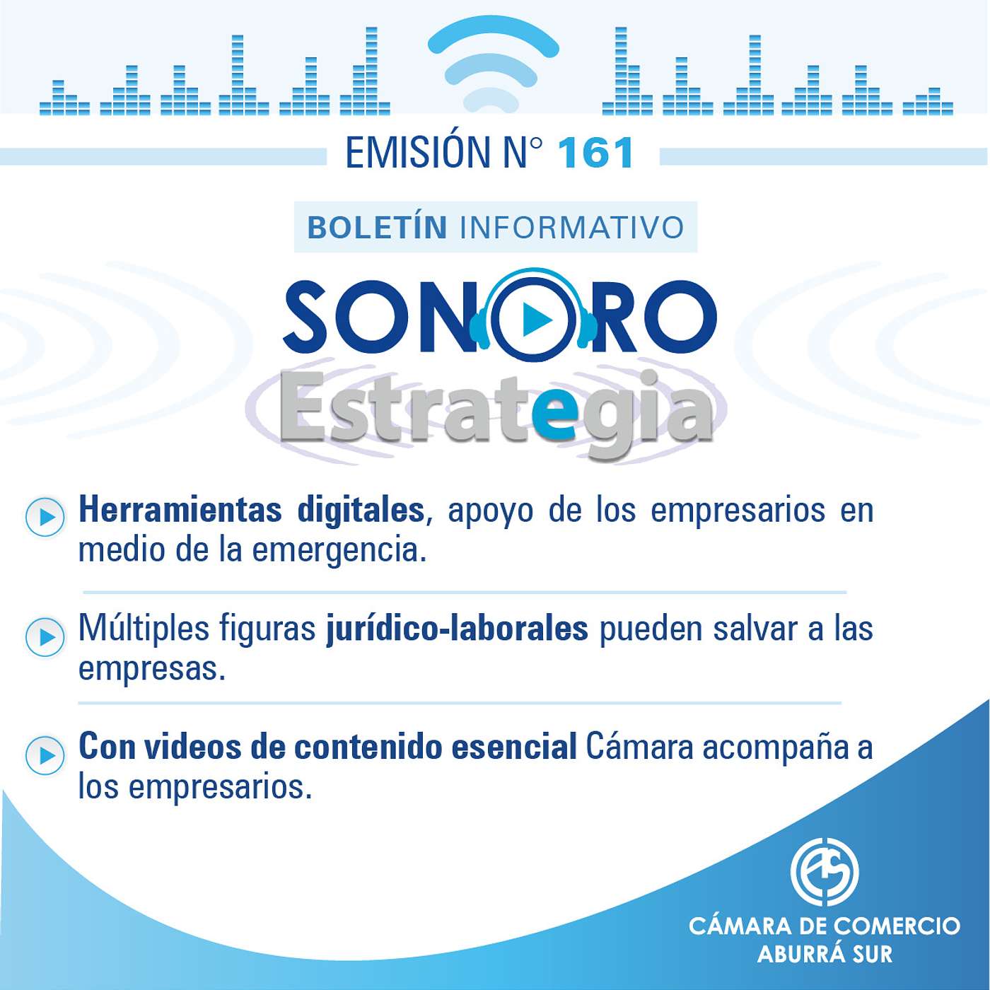 Boletín Sonoro Estrategia N°161 - Abril 10 de 2020 episode artwork