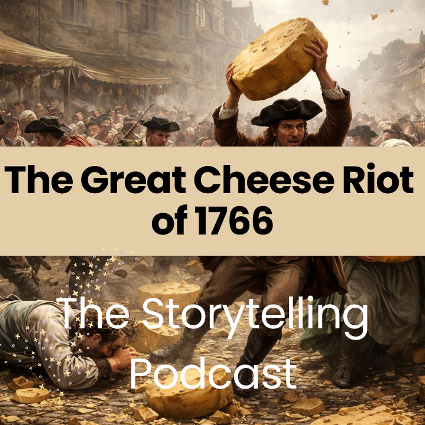 The Storytelling Podcast - Ep40 - The Great Cheese Riot of 1766 episode artwork
