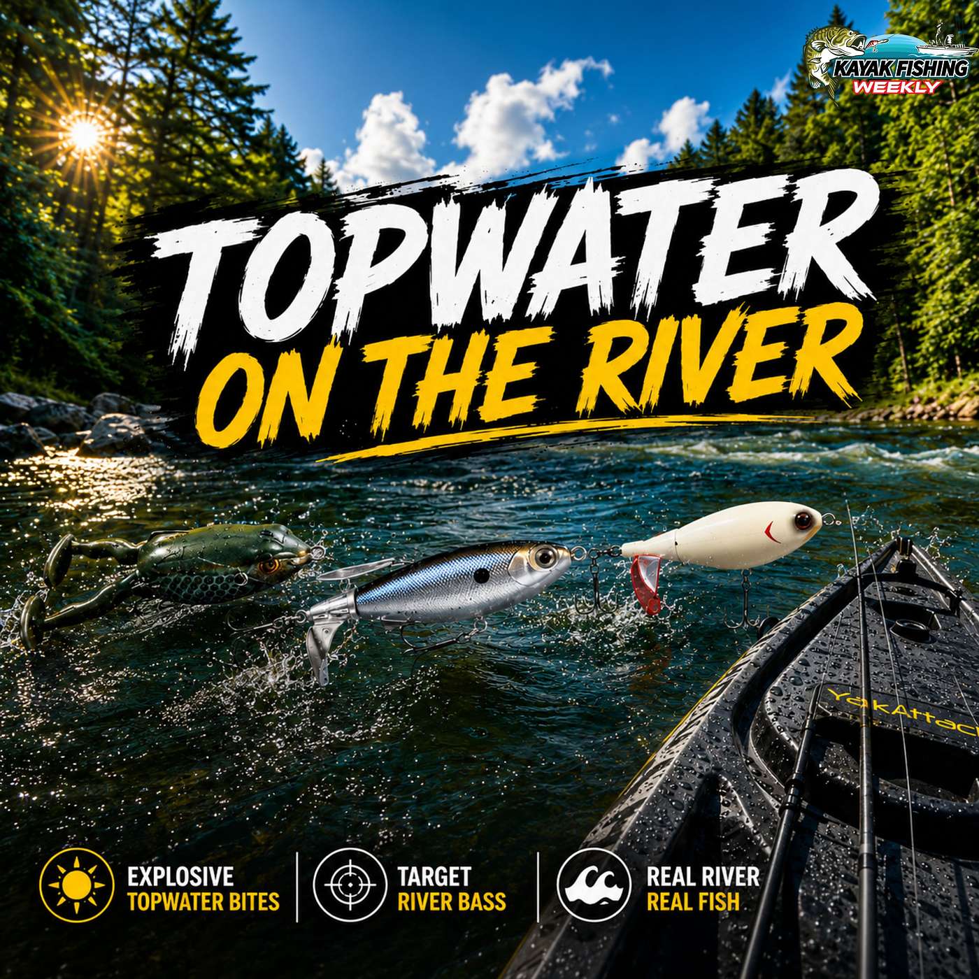 Topwater River Fishing Secrets That Catch Bigger Summer Bass! episode artwork