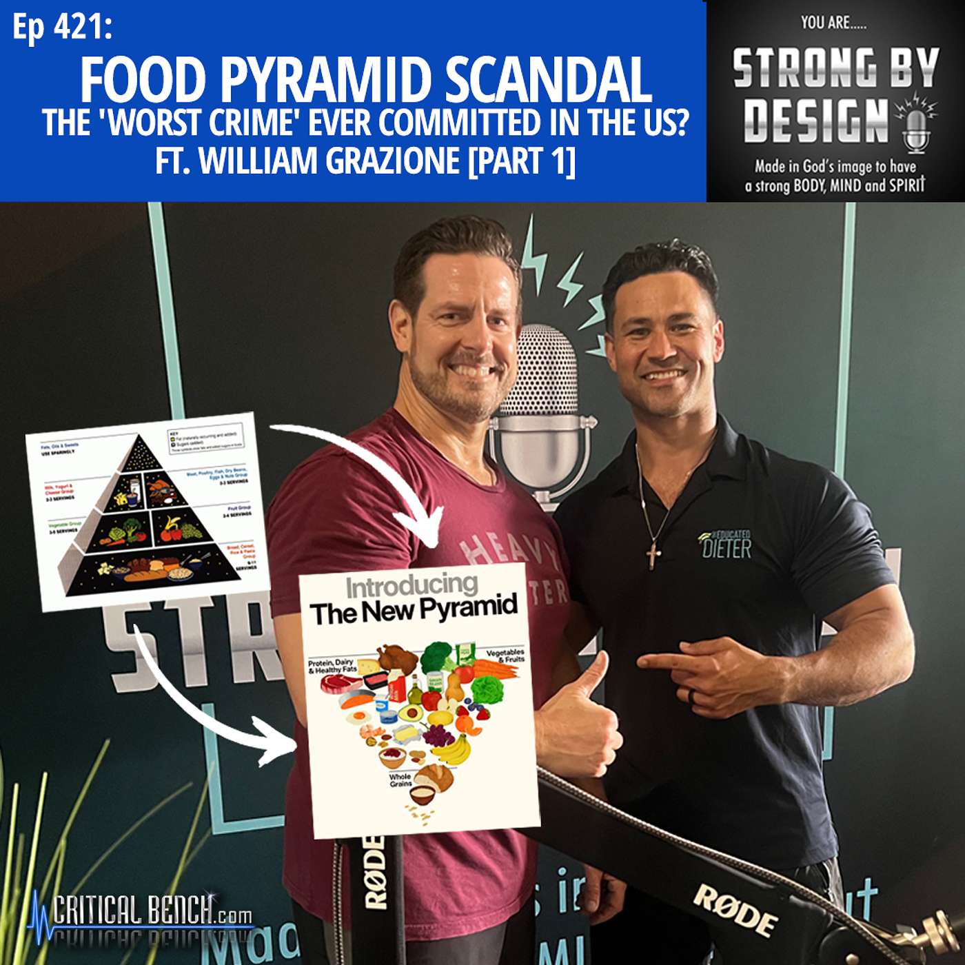 Ep 421 Food Pyramid Scandal - the 'Worst Crime' ever committed in the US? ft. William Grazione [PART 1]
