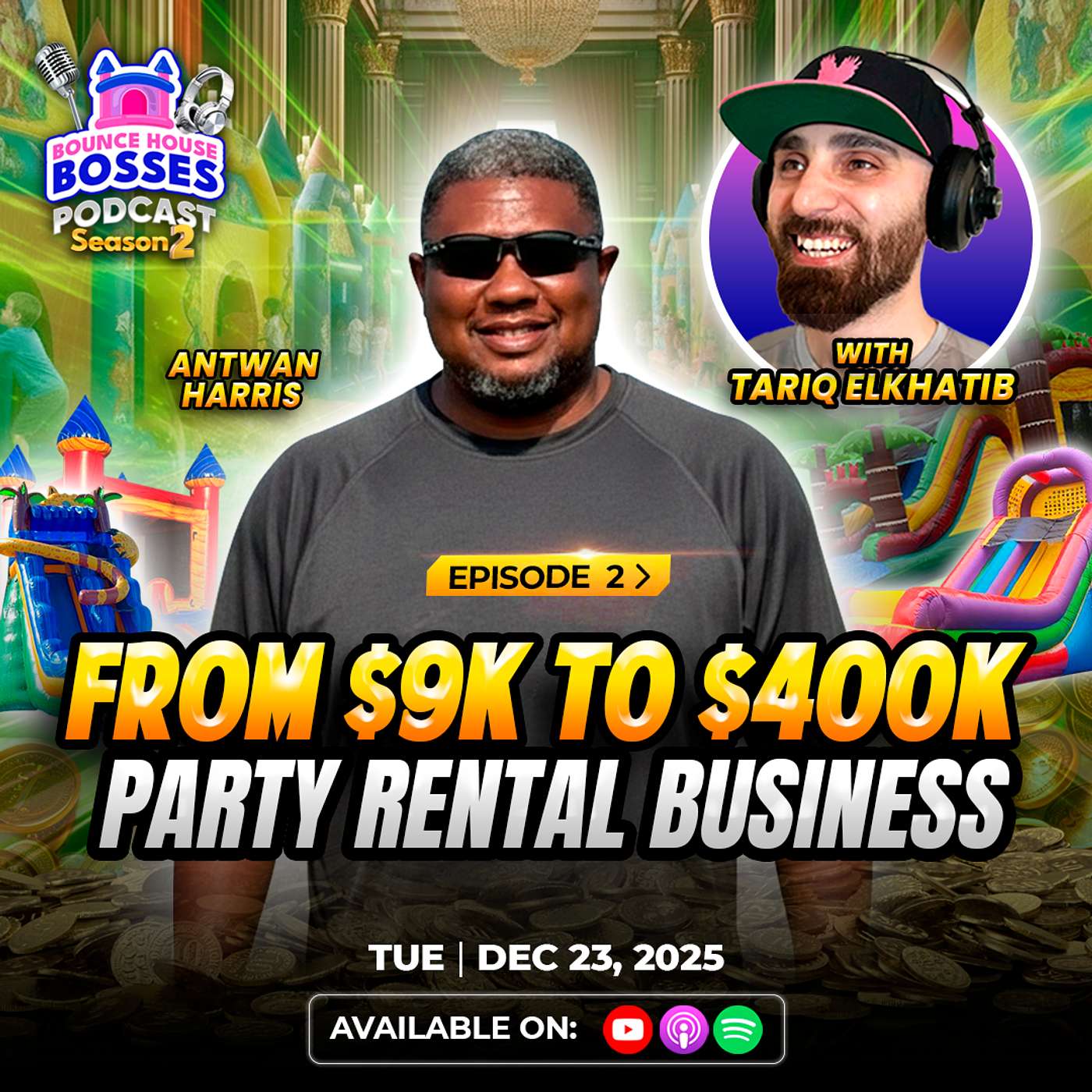 From $9K to $400K: Bounce House Party Rental Business