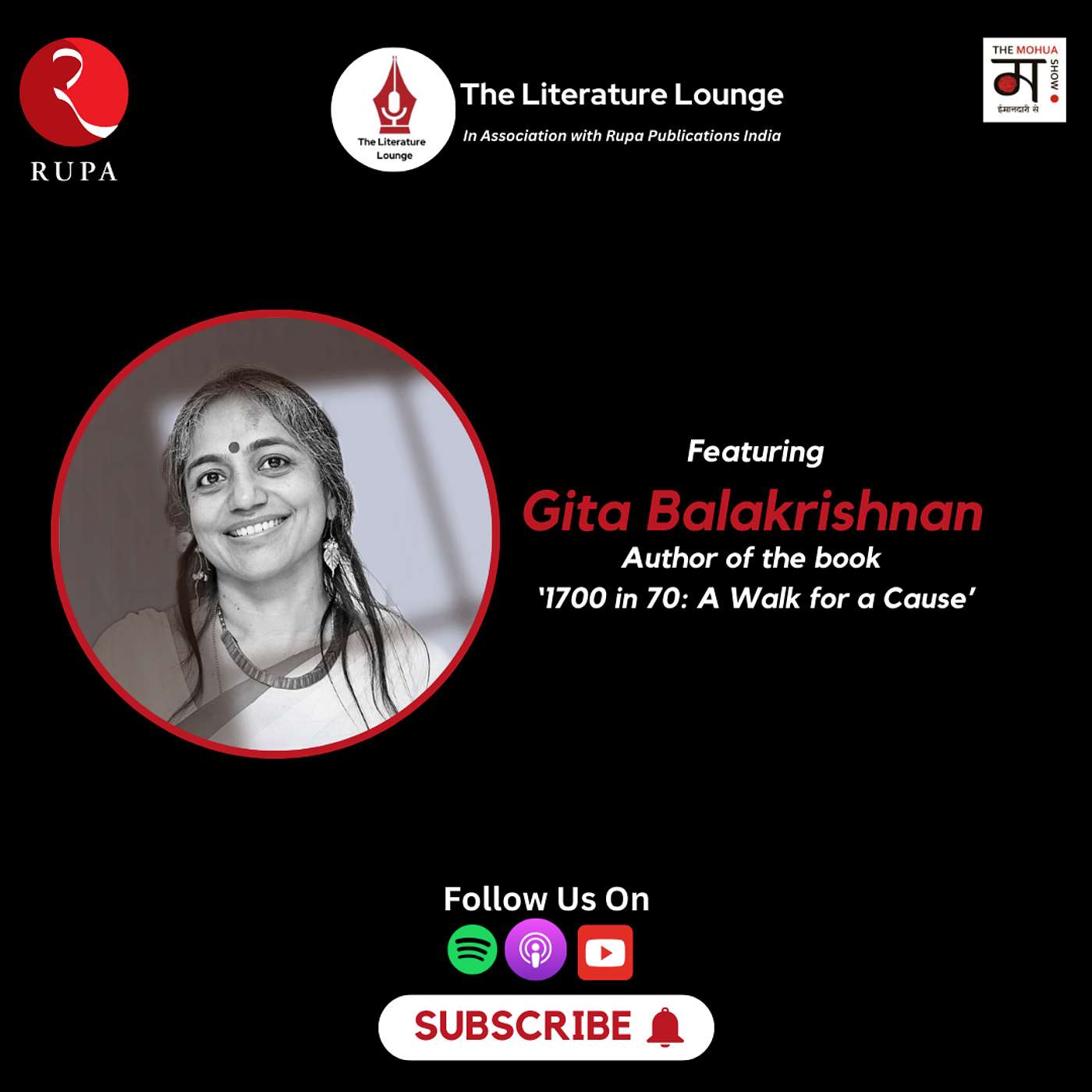 The Literature Lounge: Is Indian Architecture Failing Us? Gita Balakrishnan’s 1700km Walk Reveals All | Ep 30