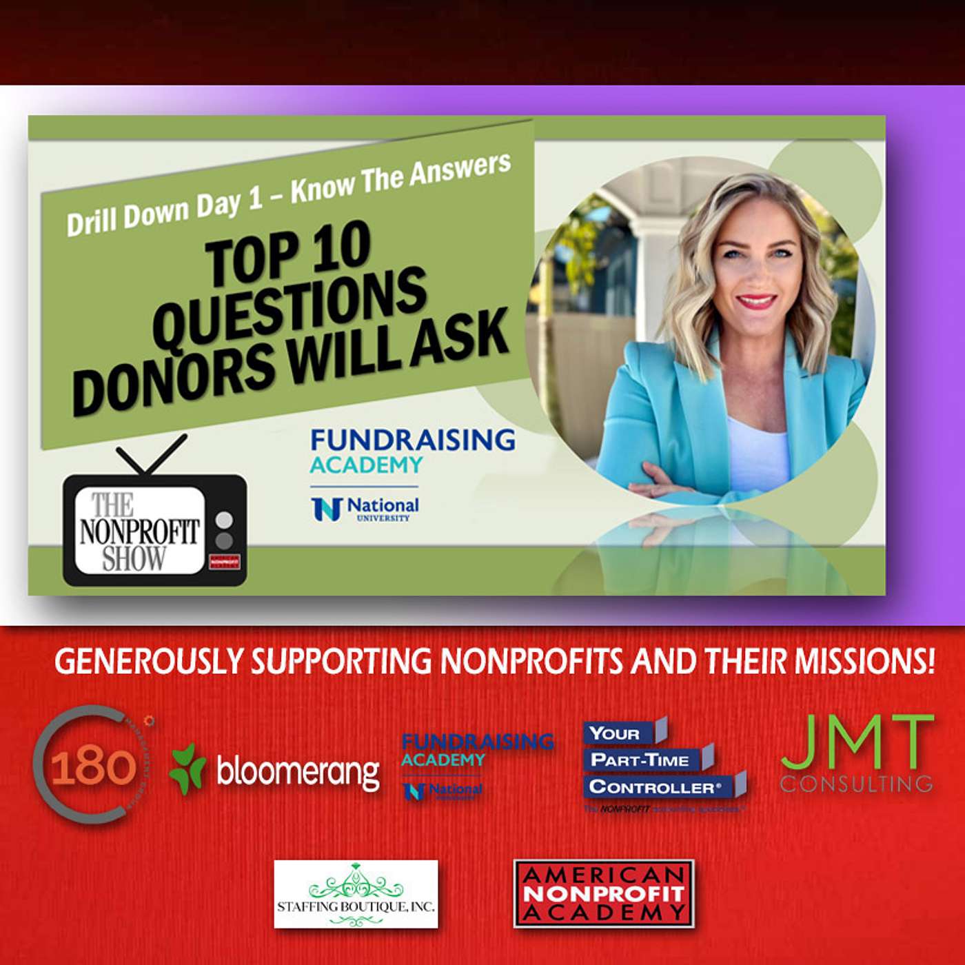 Top 10 Questions Donors Will Ask! Part One