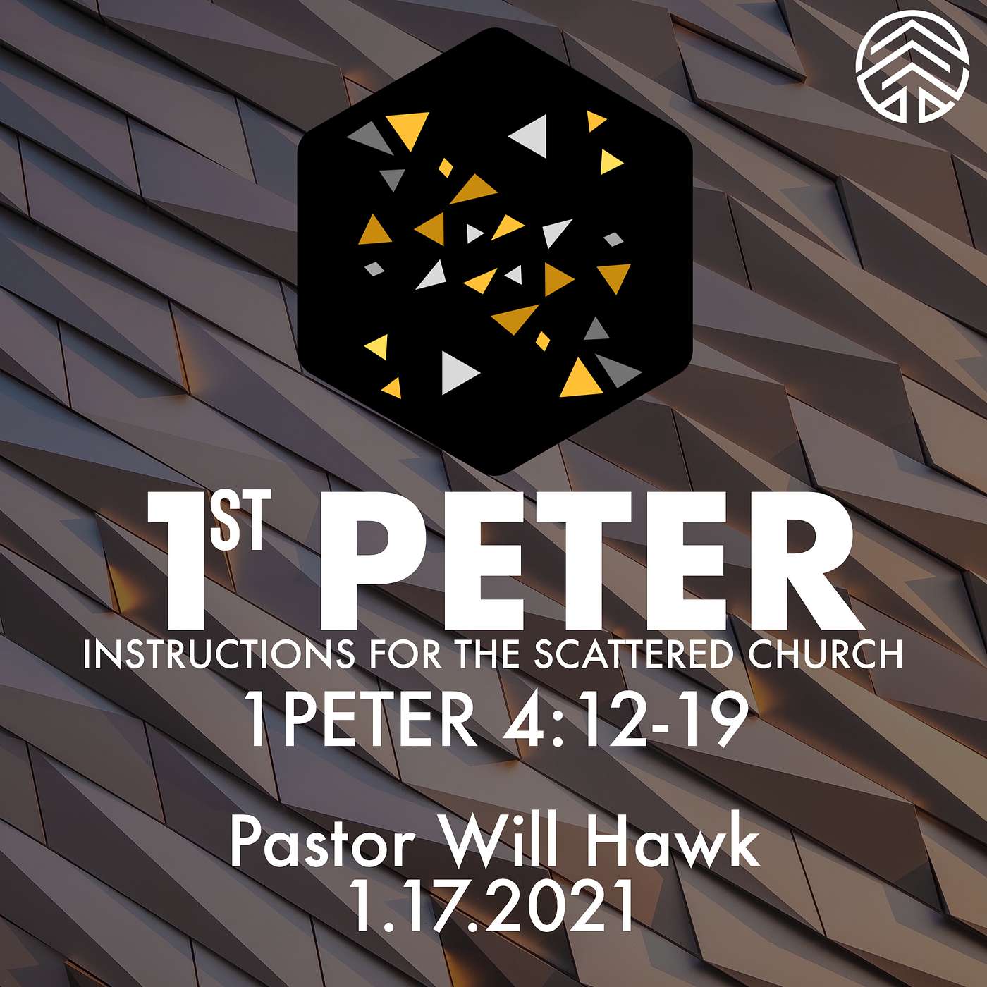 Godly Suffering Brings Good // 1 Peter 4:12-19 // Pastor Will Hawk // January 17, 2021.