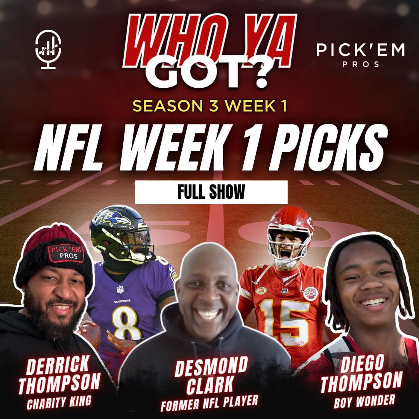 🏈 Week 1 NFL Picks LIVE! Eagles Soar, Chiefs 3-Peat?