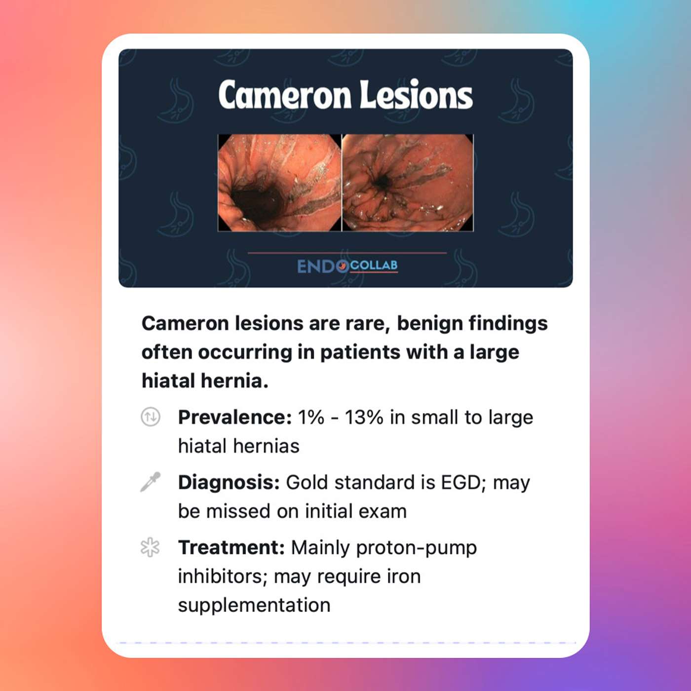 Cameron Lesions