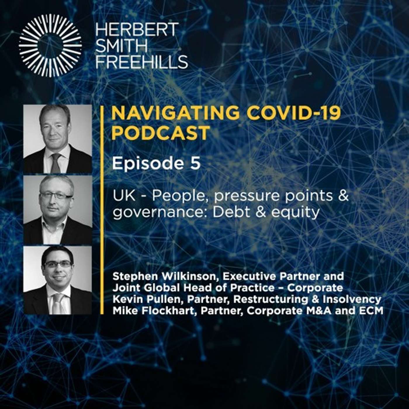 EP5 COVID-19: People, pressure points & governance: Debt & equity (UK) episode artwork