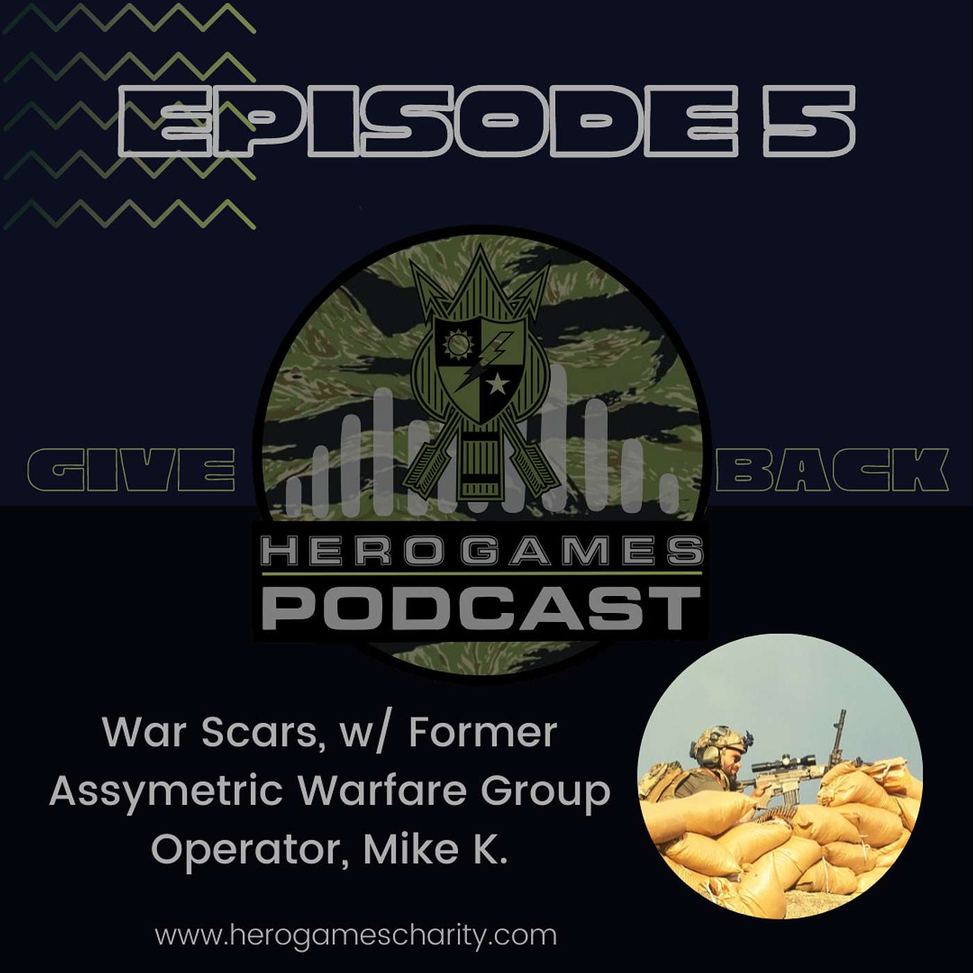 Episode 5: "War Scars", w/ Former Asymmetric Warfare Group Operator, Mike K. episode artwork