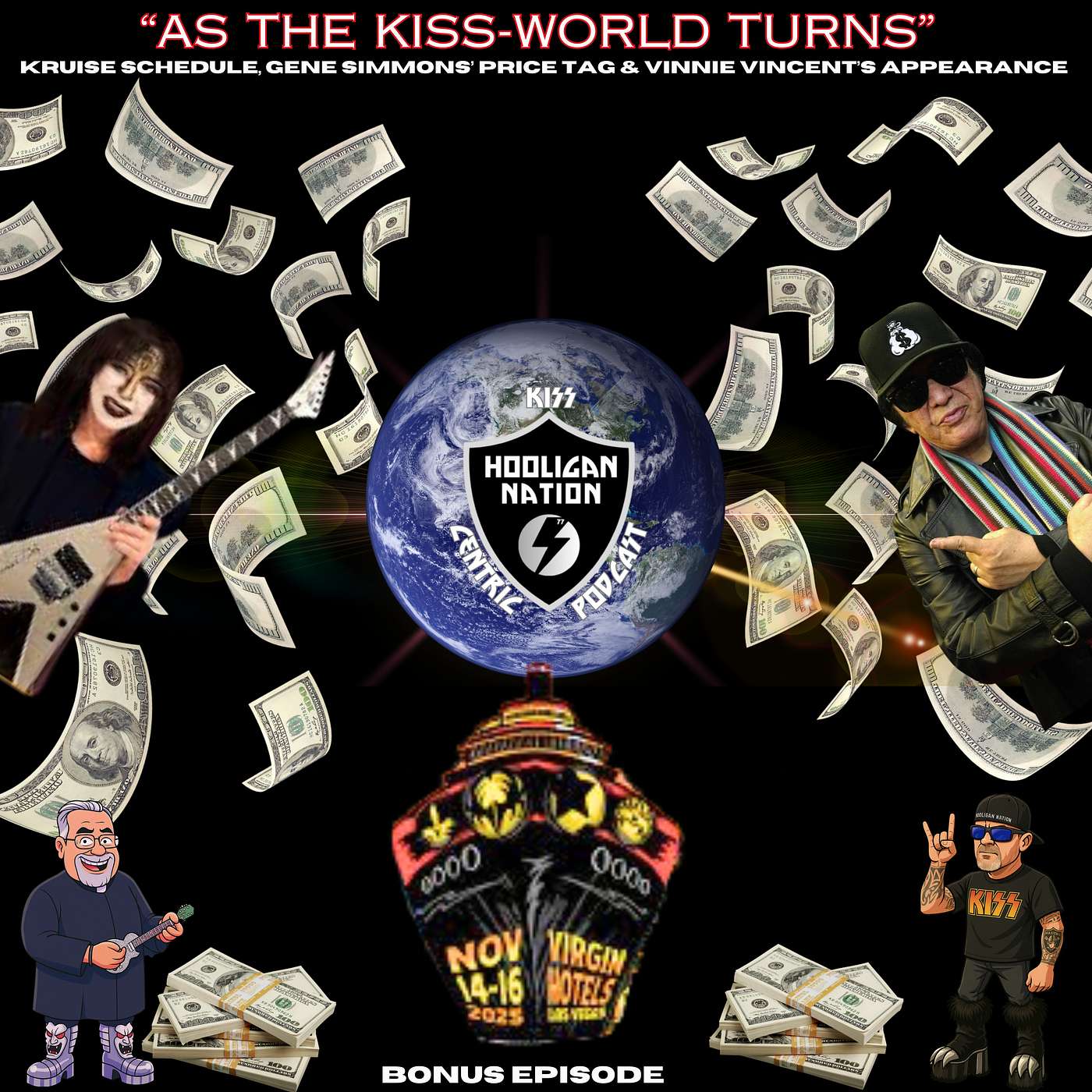 As the KISS World Turns:“Kruise Schedule, Gene Simmons’ Price Tag & Vinnie Vincent’s Appearance