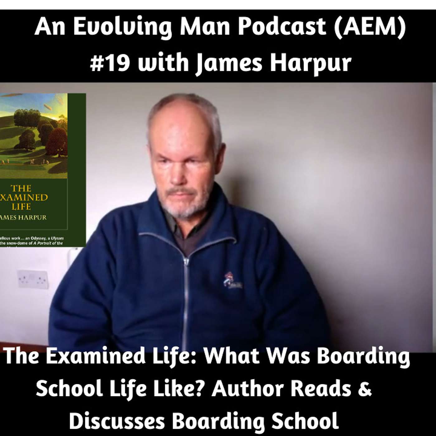 AEM Podcast #19 James Harpur - The Examined Life - What Was Boarding School Like? episode artwork