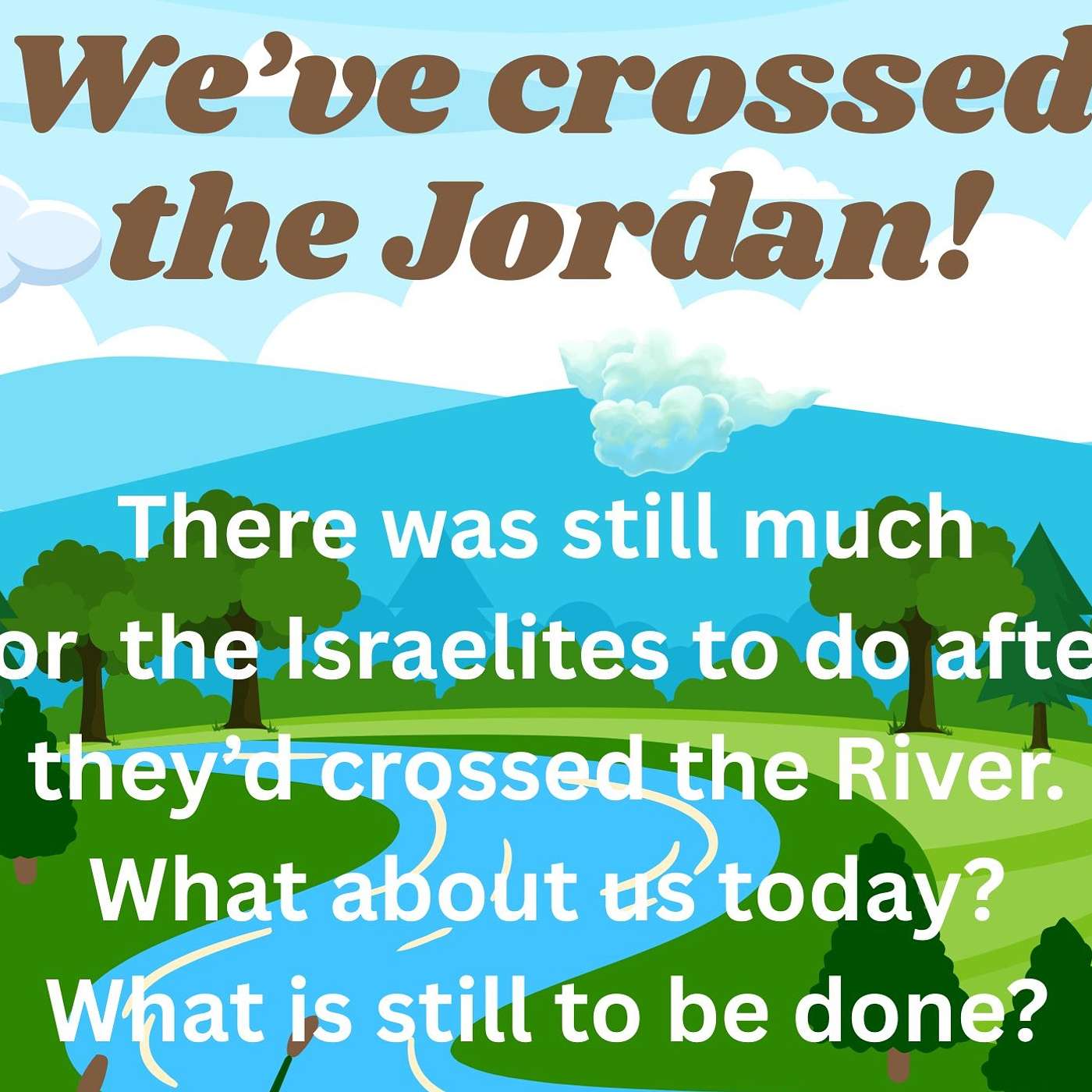 We've crossed the Jordan: Supernatural Signs