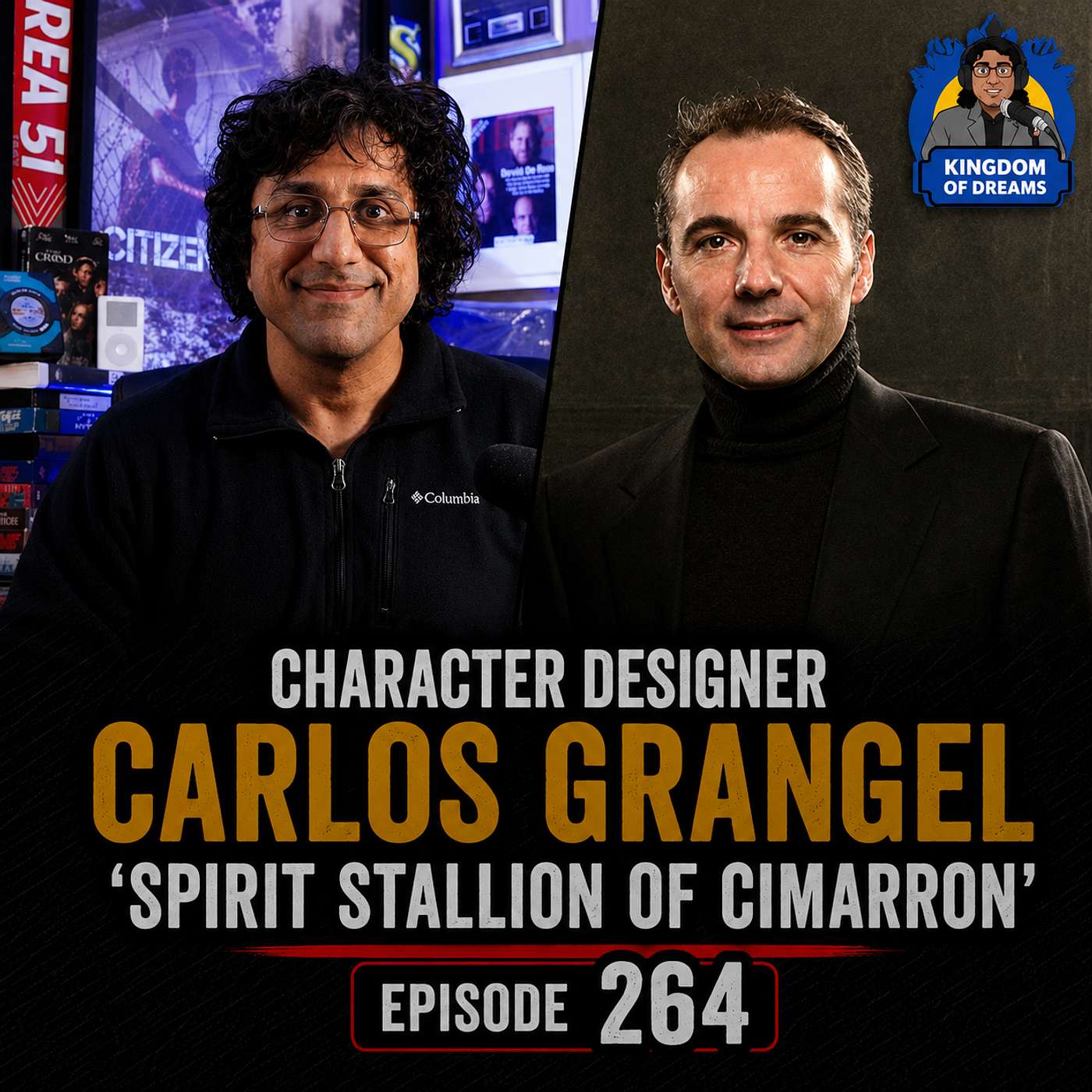 EP 264 - Designing 'Spirit Stallion of Cimarron' - Character Designer - Carlos Grangel episode artwork