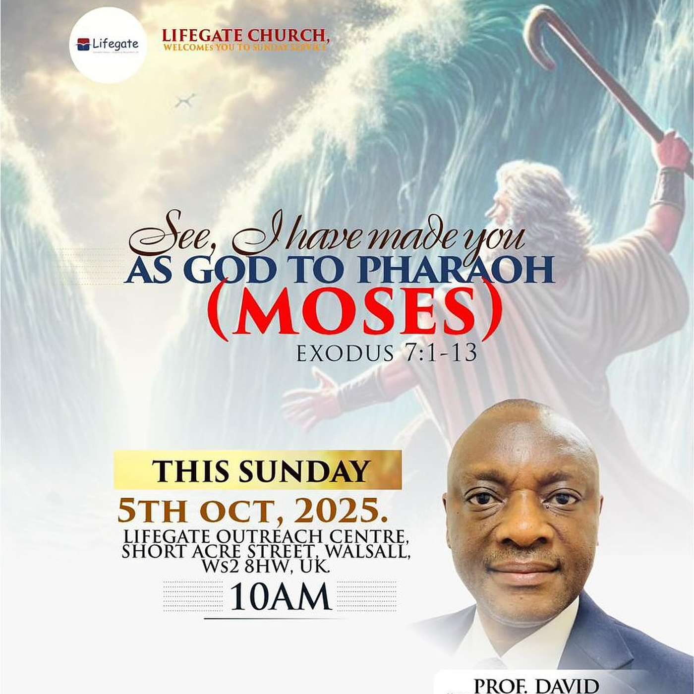See, I have made you as God to Pharaoh (Moses) (Session 5) - Lifegate Church - 5.10.25 episode artwork