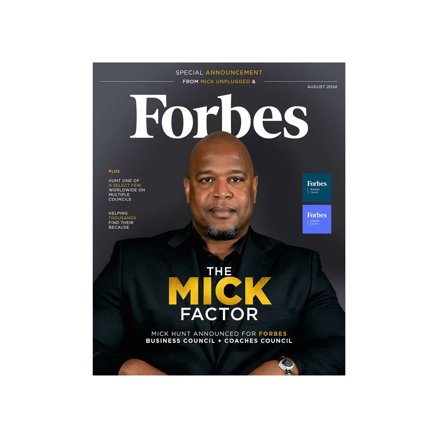 Entrepreneur, Forbes Council Member, Exec Coach, Owner/Host of Mic Unplugged Podcast Mick Hunt