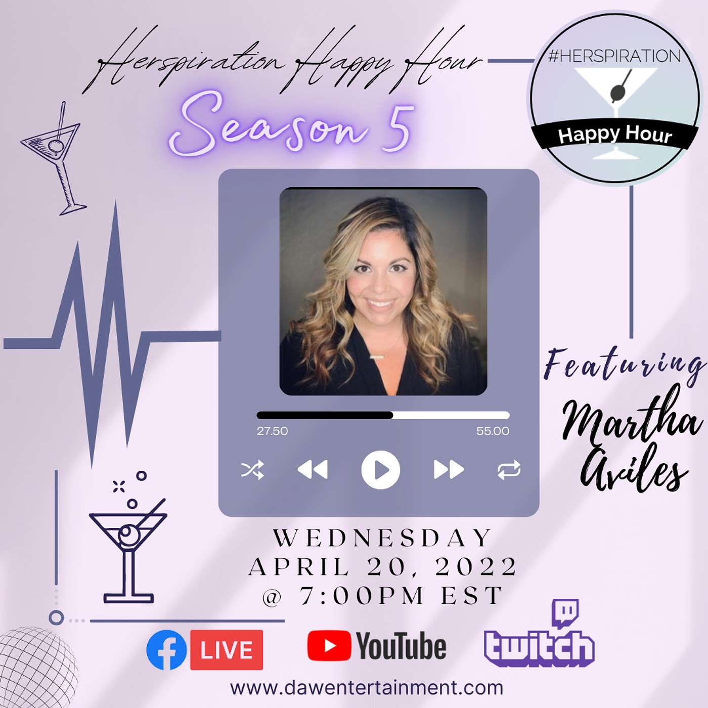 Herspiration Happy Hour, Season 5, Eps 16: Talent Attraction Talk w/ Martha Aviles
