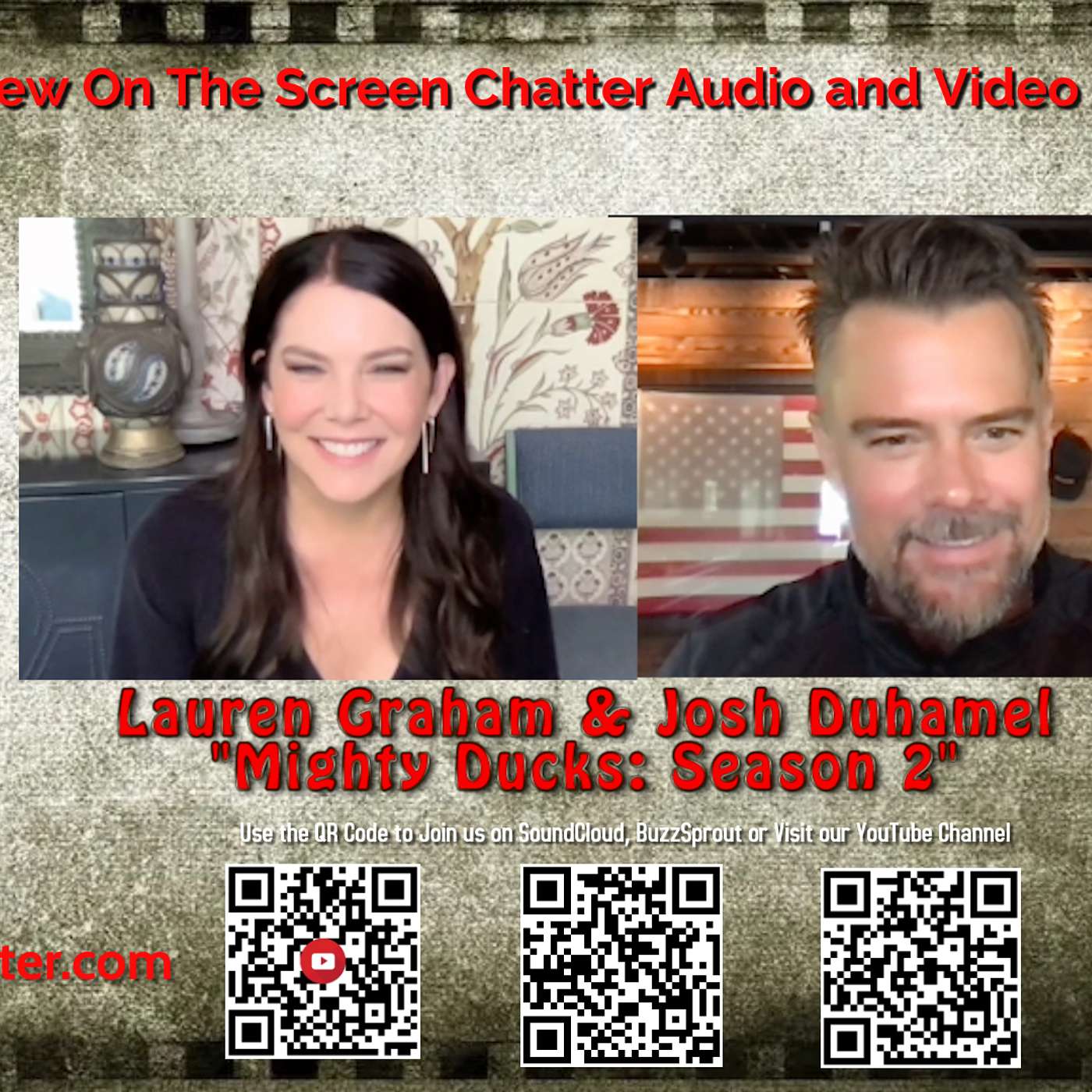 Lauren Graham & Josh Duhamel - Mighty Ducks Season 2