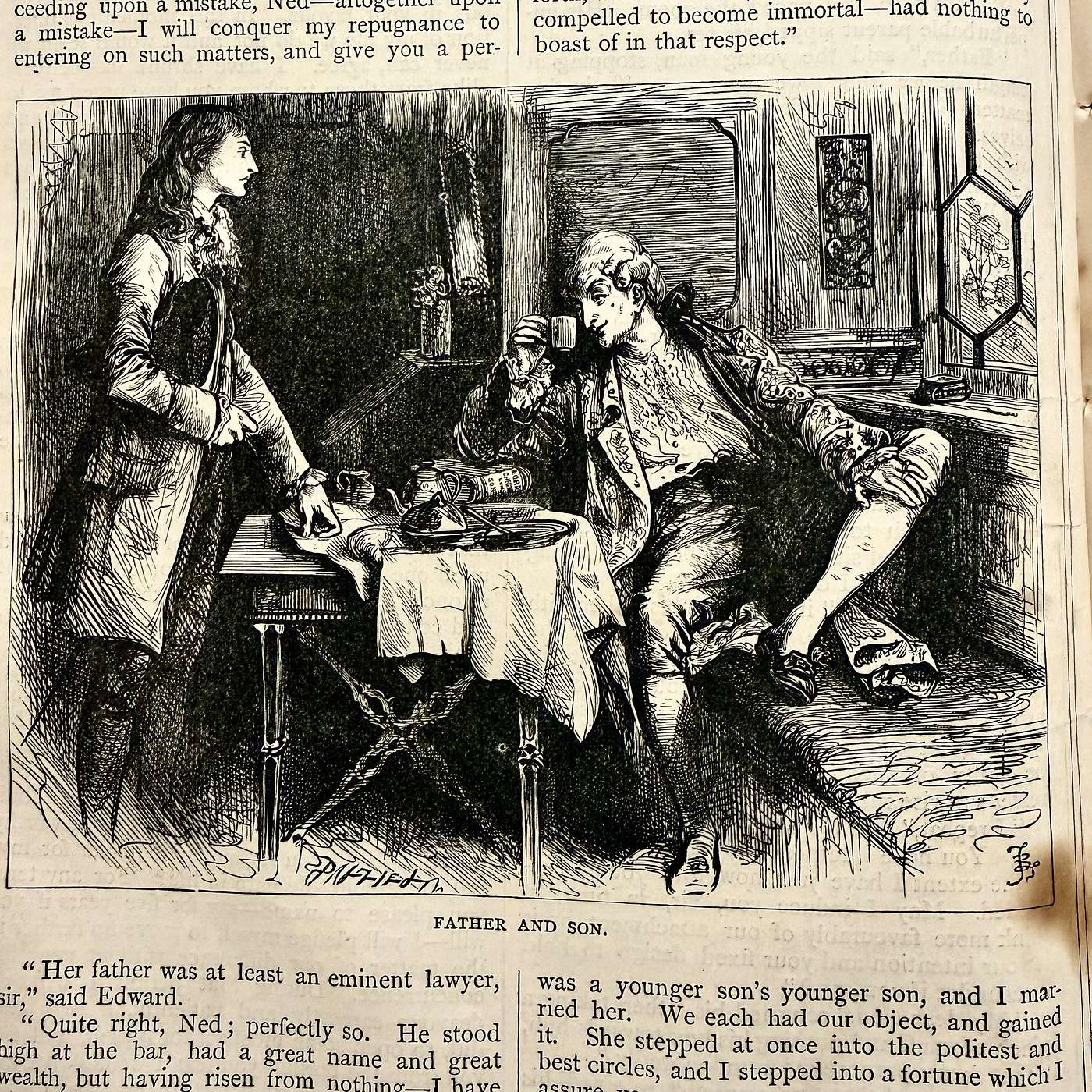Barnaby Rudge, Chapters XIV & XV: Sons and Fathers; and the Arrest of a Weeping Cardinal Wolsey