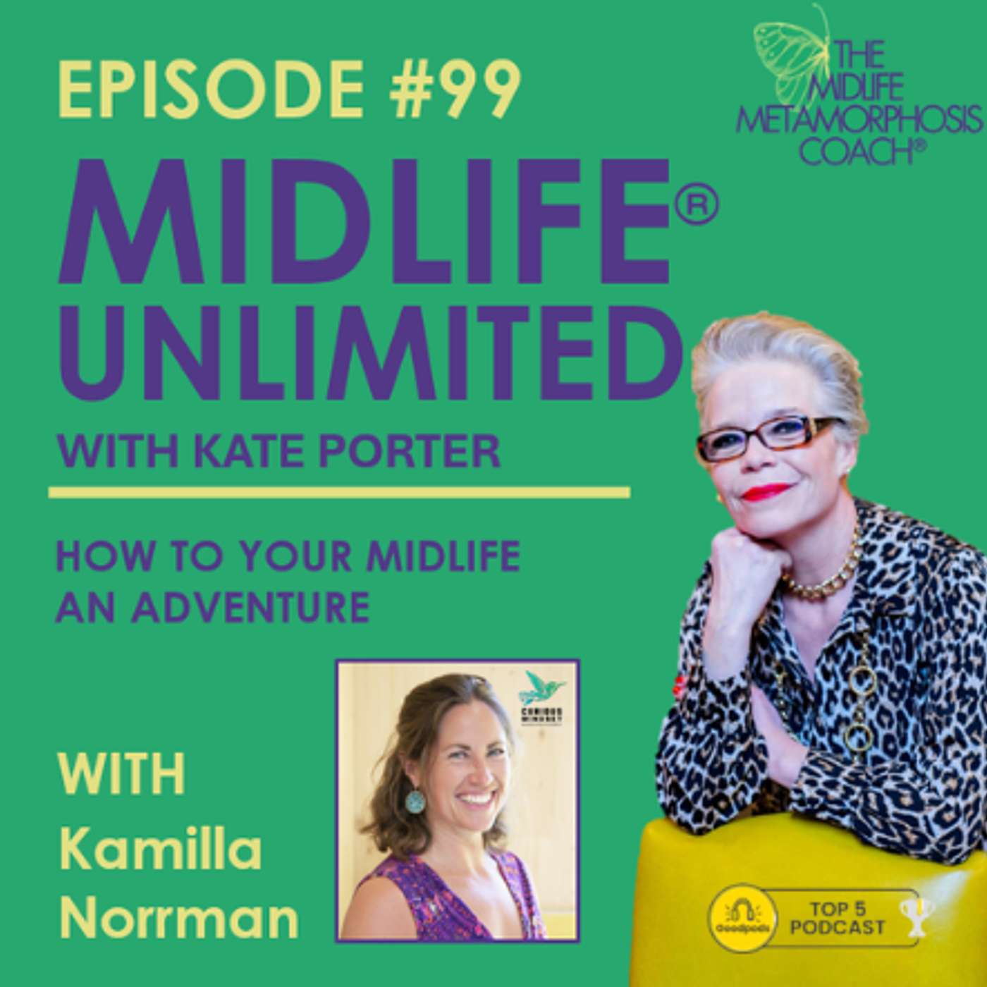 How to Make Midlife An Adventure with Guest Kamilla Norrman episode artwork