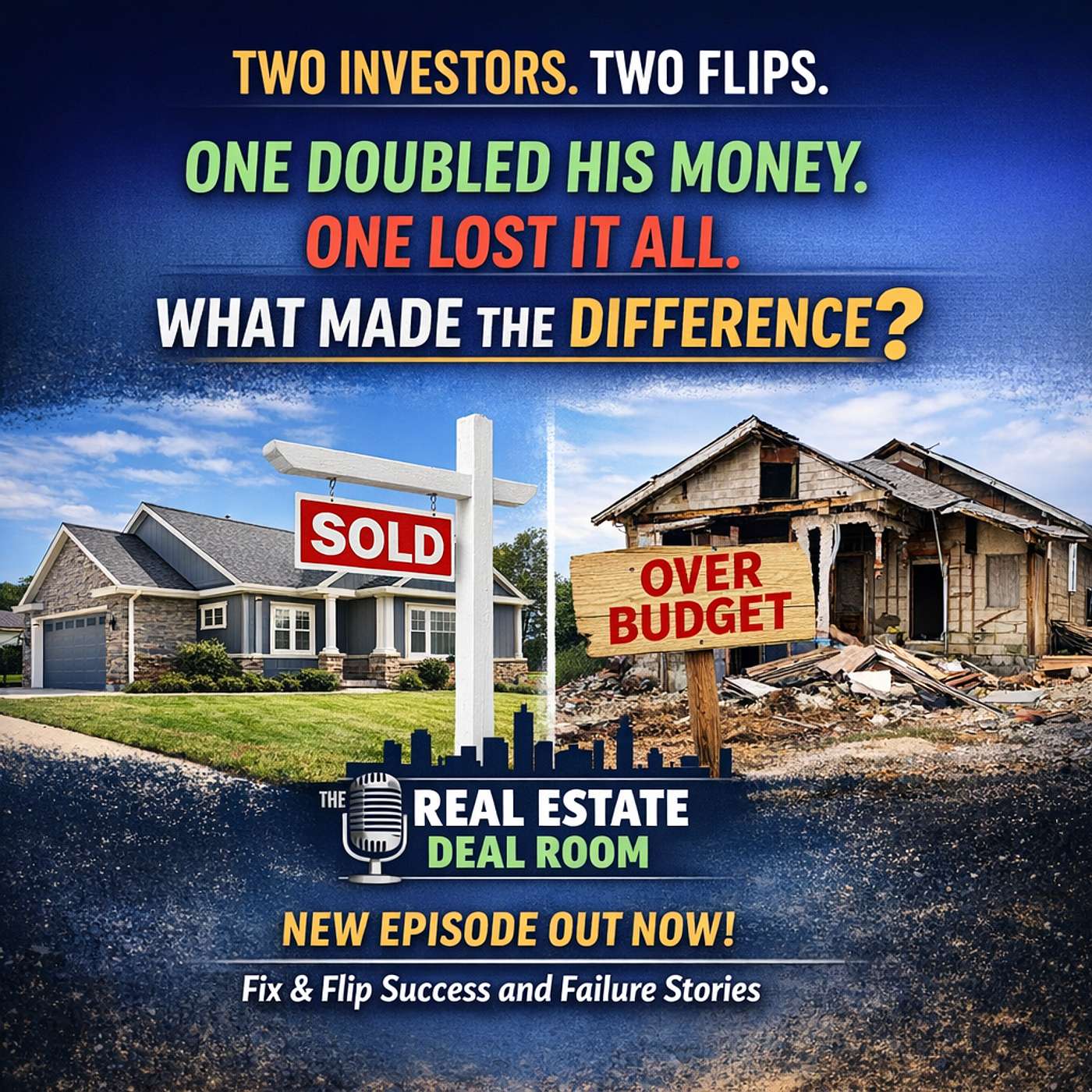 Fix and Flip 101 One Investor Doubled His Money One Lost Everything episode artwork