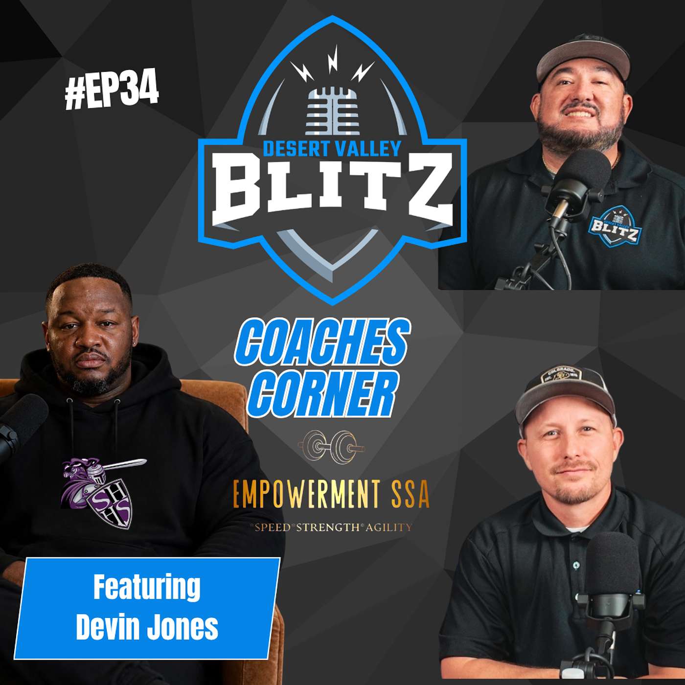 EP#34-How A Pro Football Journey Became A Youth Training Mission-The Devin Jones Story episode artwork