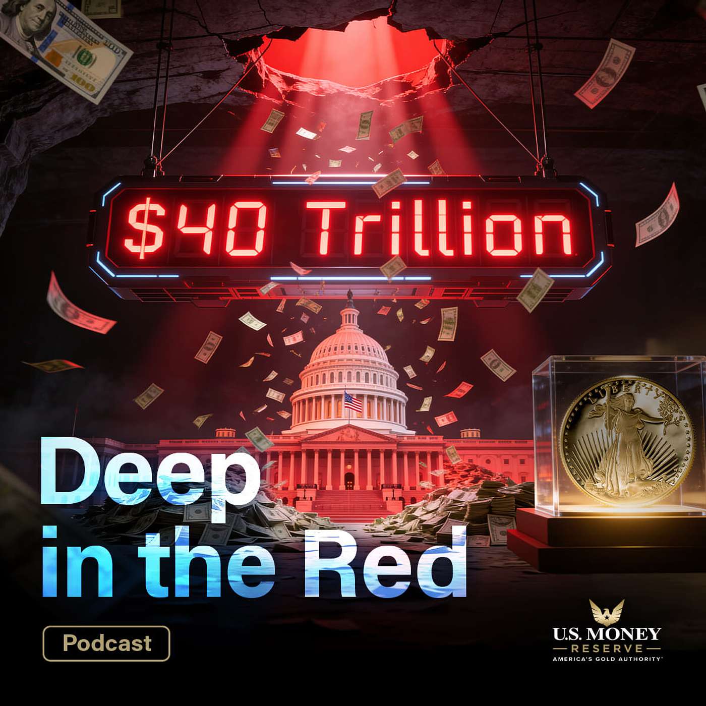 Deep in the Red: America’s National Debt Crosses $40 Trillion