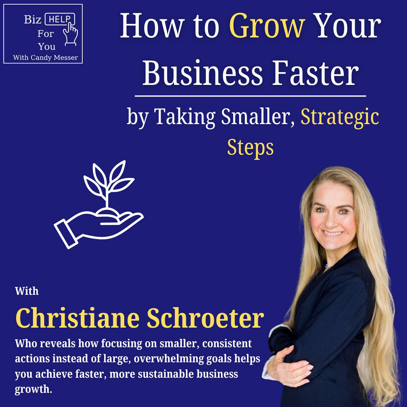 How to Grow Your Business Faster by Taking Smaller, Strategic Steps with Christiane Schroeter episode artwork