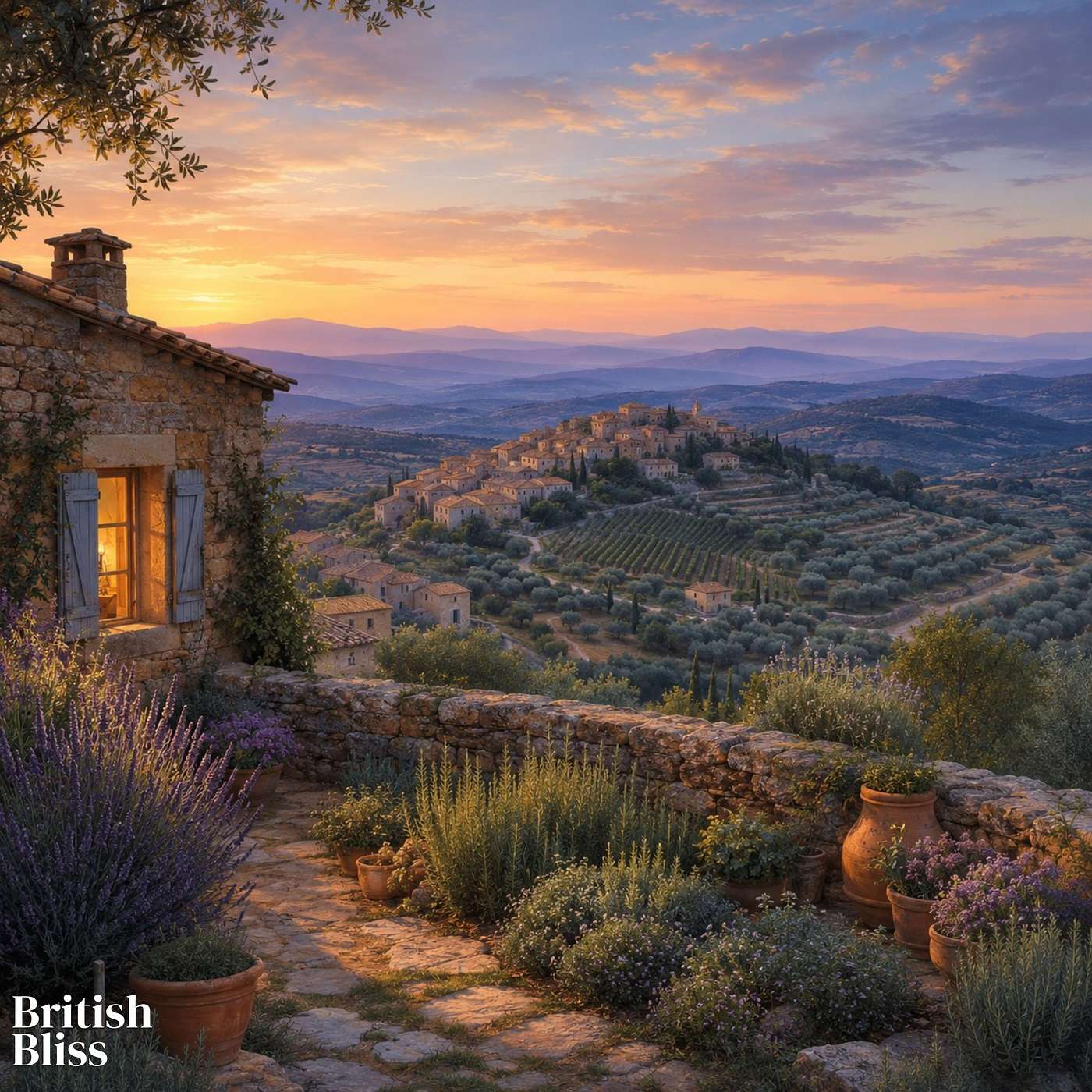 The Hills Soften into Blue: Bedtime Story For Adults (Soothing British Male Voice)