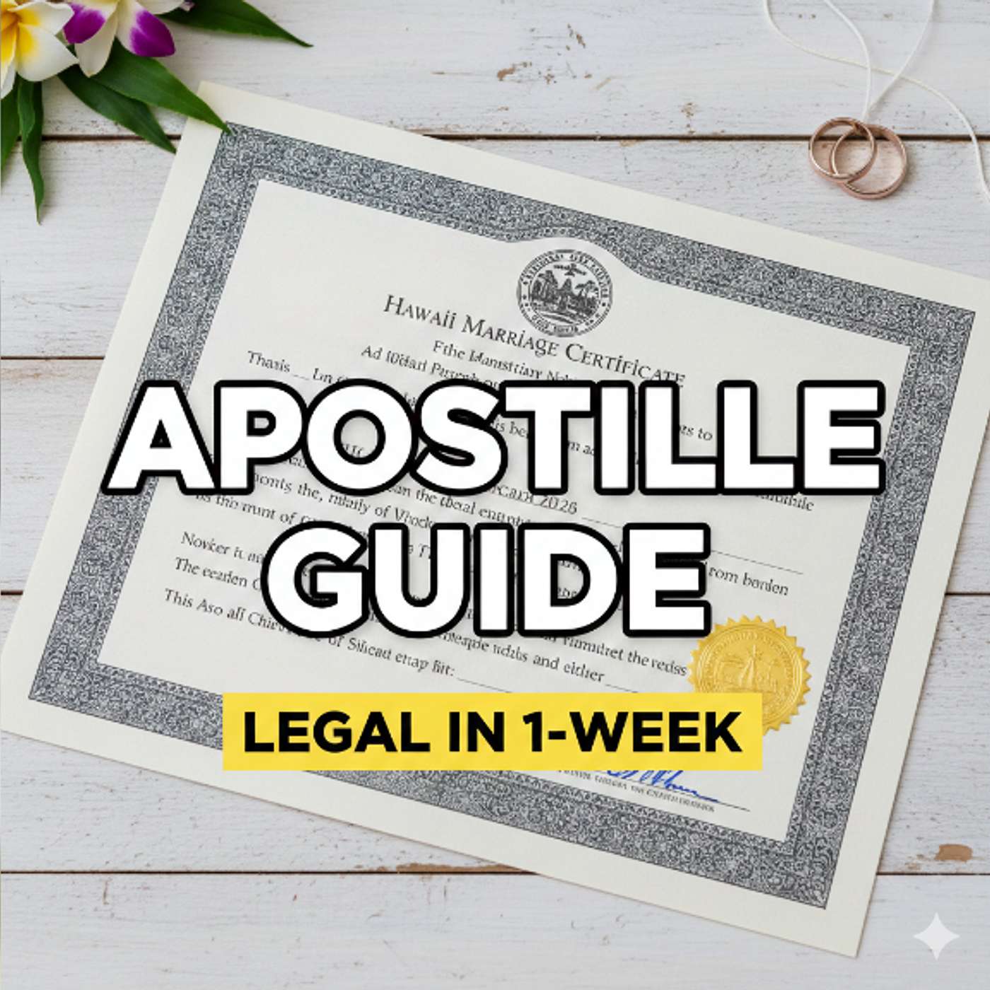How to obtain an Apostille for your marriage episode artwork