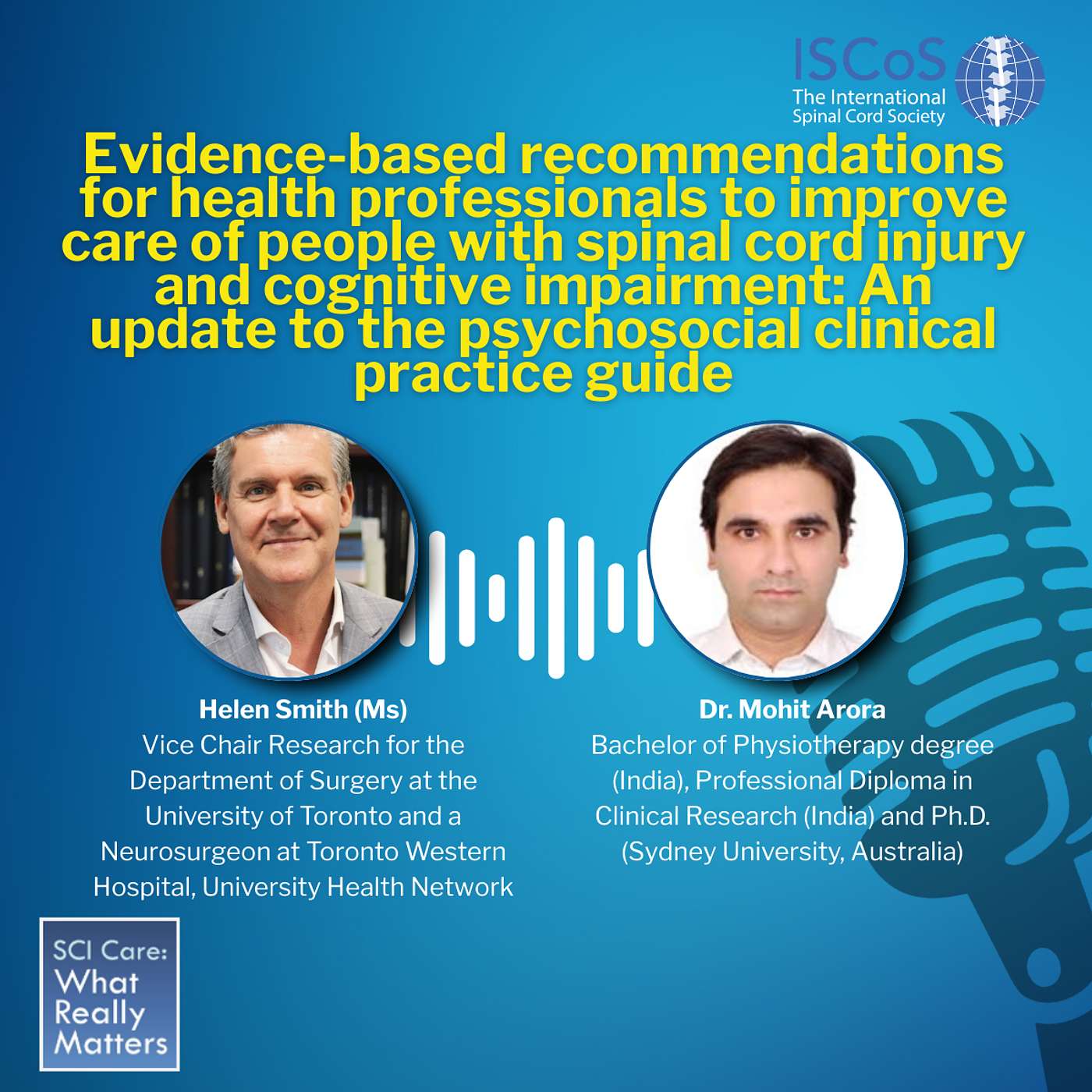 SCI Care: What Really Matters