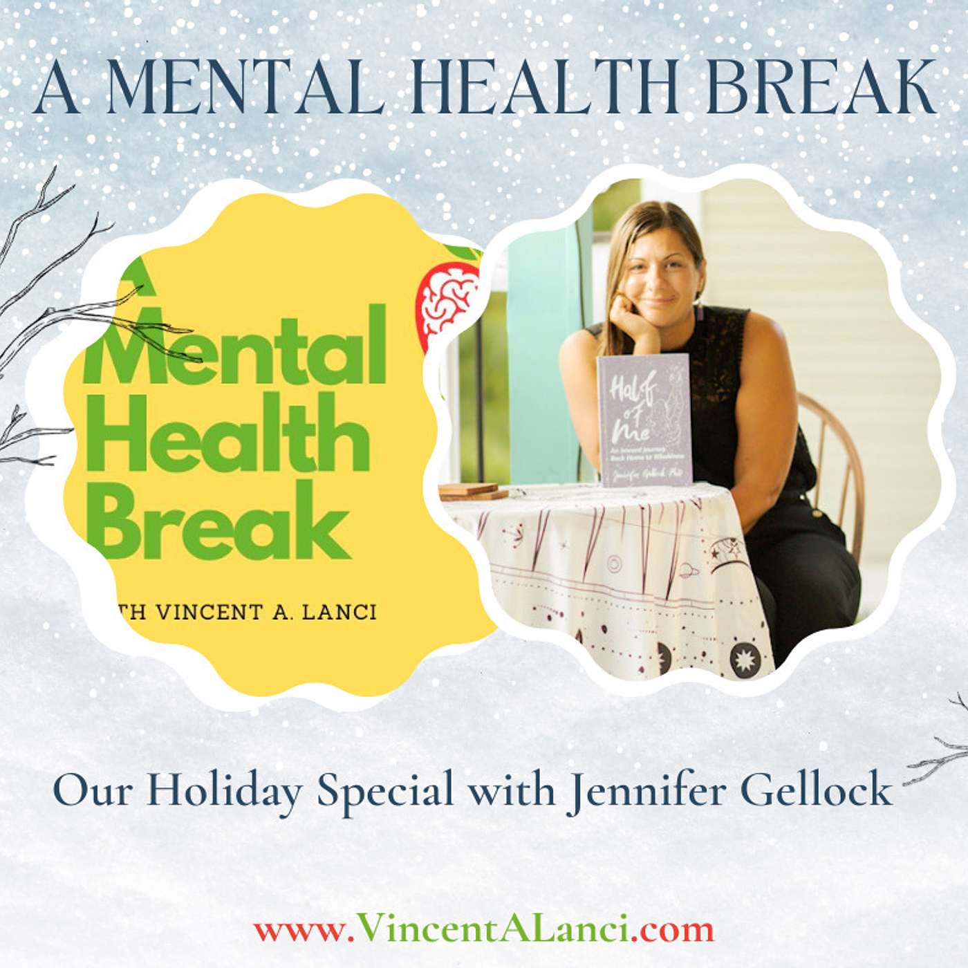 Christmas Eve with Former Guest Who Launches Book! Welcome Back, Jen Gellock episode artwork