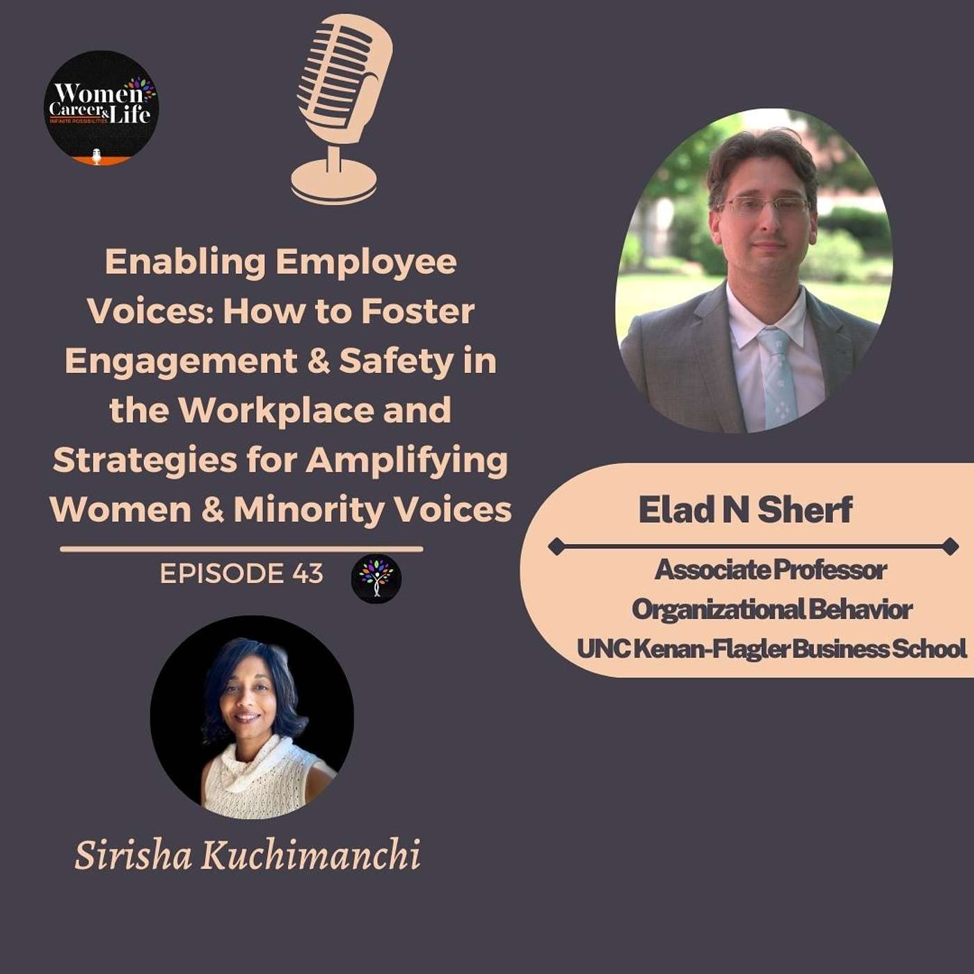 Enabling Employee Voices: How to Foster Engagement & Safety in the Workplace and Strategies for Amplifying Women & Minority Voices - Elad Sherf-Assoc. Prof, UNC Kenan Flager Business School