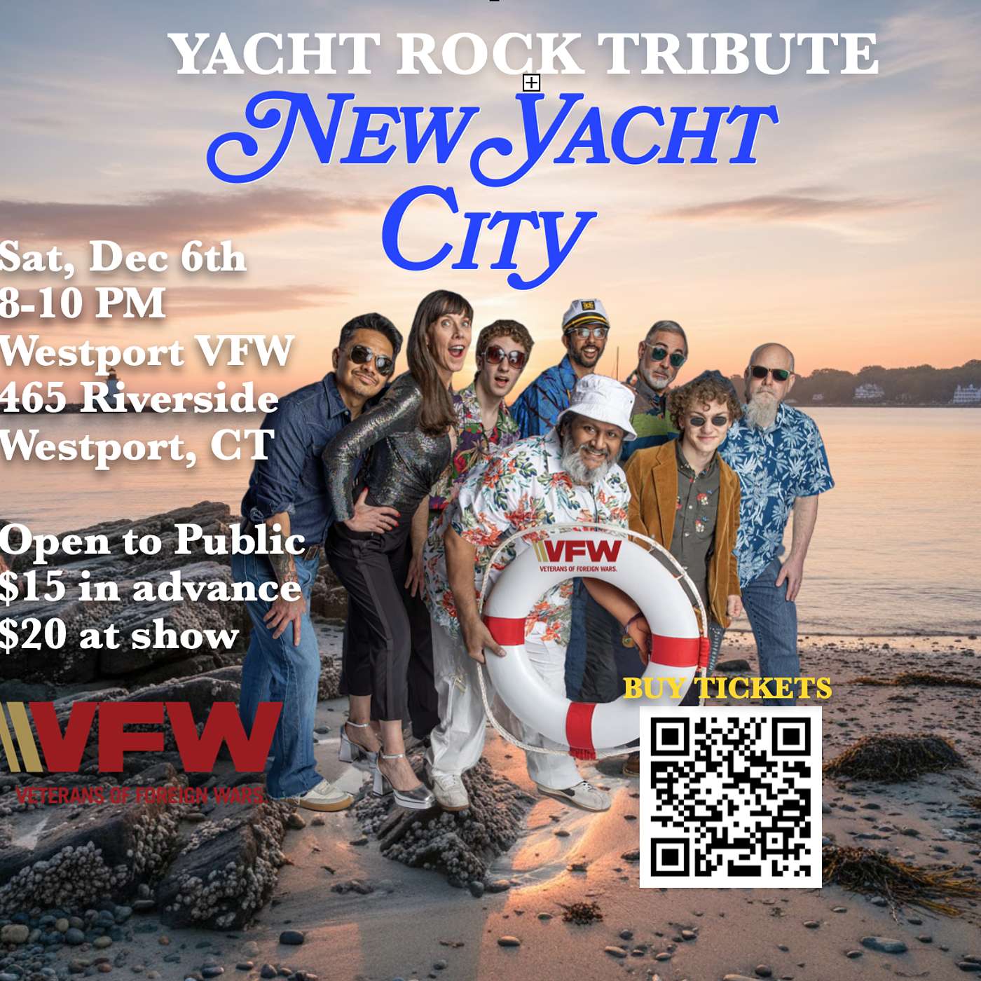 The City's Backyard Ep 183 NEW YACHT CITY  a Tribute to Yacht Rock returns to the show and tours The Tri-Sate area this winter playing Toto, Christopher Cross, Steely Dan, The Doobies, Ambrosia, and more! episode artwork