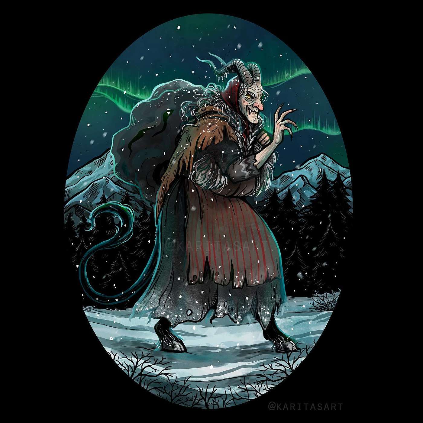 Gryla and the Yule Family | Christmas Road Snack