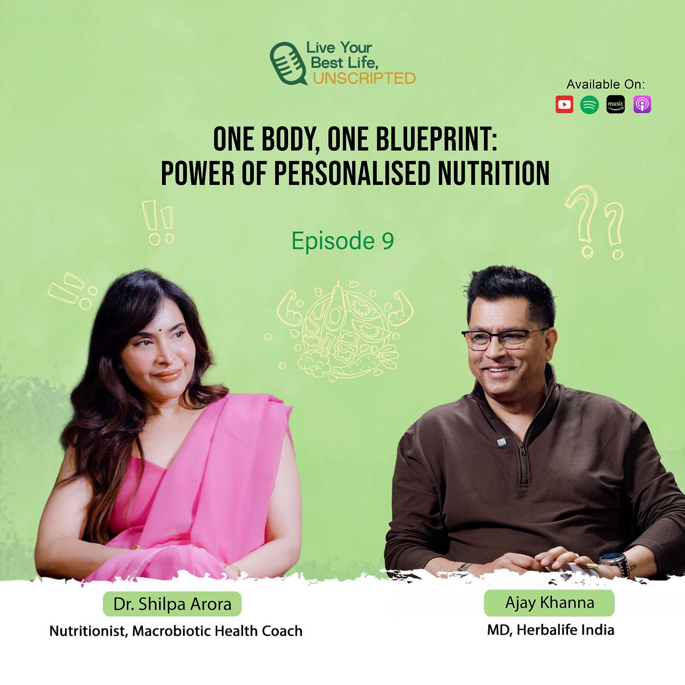 One Body, One Blueprint: The Power of Personalised Nutrition ft. Dr. Shilpa Arora | Live Your Best Life, Unscripted