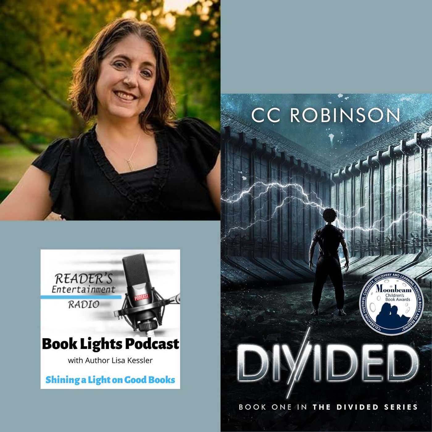 Diving into Dystopian Fiction with Author CC Robinson on Book Lights episode artwork