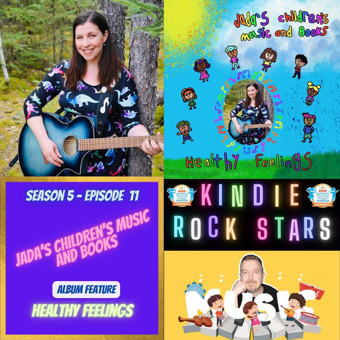 Season 5 Ep 11 - JADA'S CHILDREN'S MUSIC AND BOOKS - Album Feature - "Healthy Feelings"