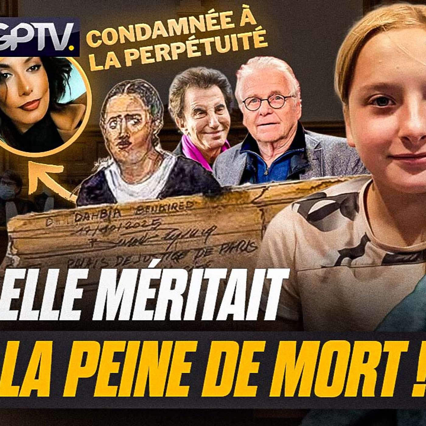 PROCÈS LOLA : LA JUSTICE CONDAMNE À LA PERPÉTUITÉ INCOMPRESSIBLE LA TUEUSE DAHBIA BENKIRED | GPTV
