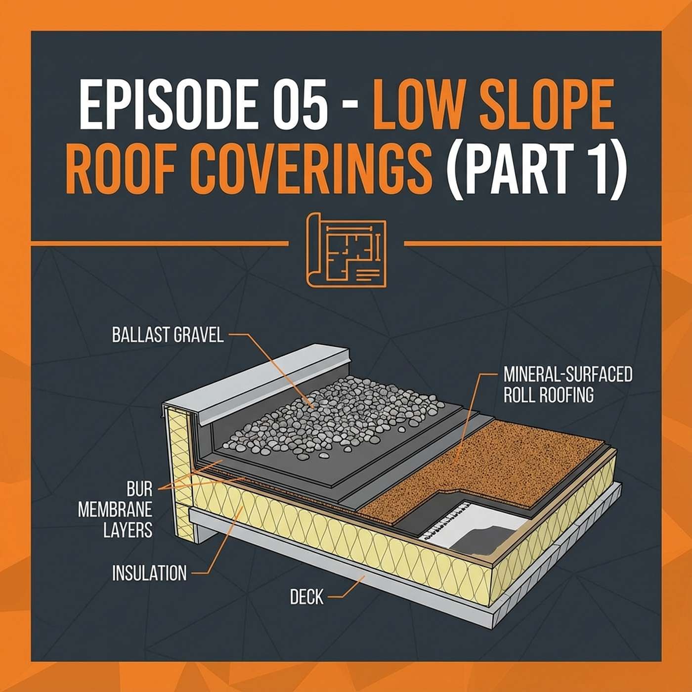 05 - LOW SLOPE ROOF COVERINGS (PART 1) episode artwork