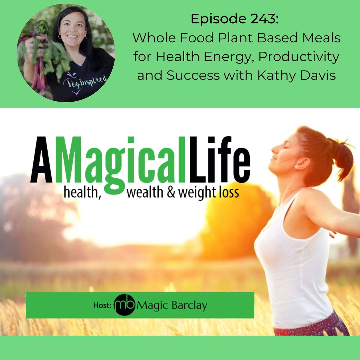 Whole Food Plant Based Meals for Health Energy, Productivity and Success with Kathy Davis