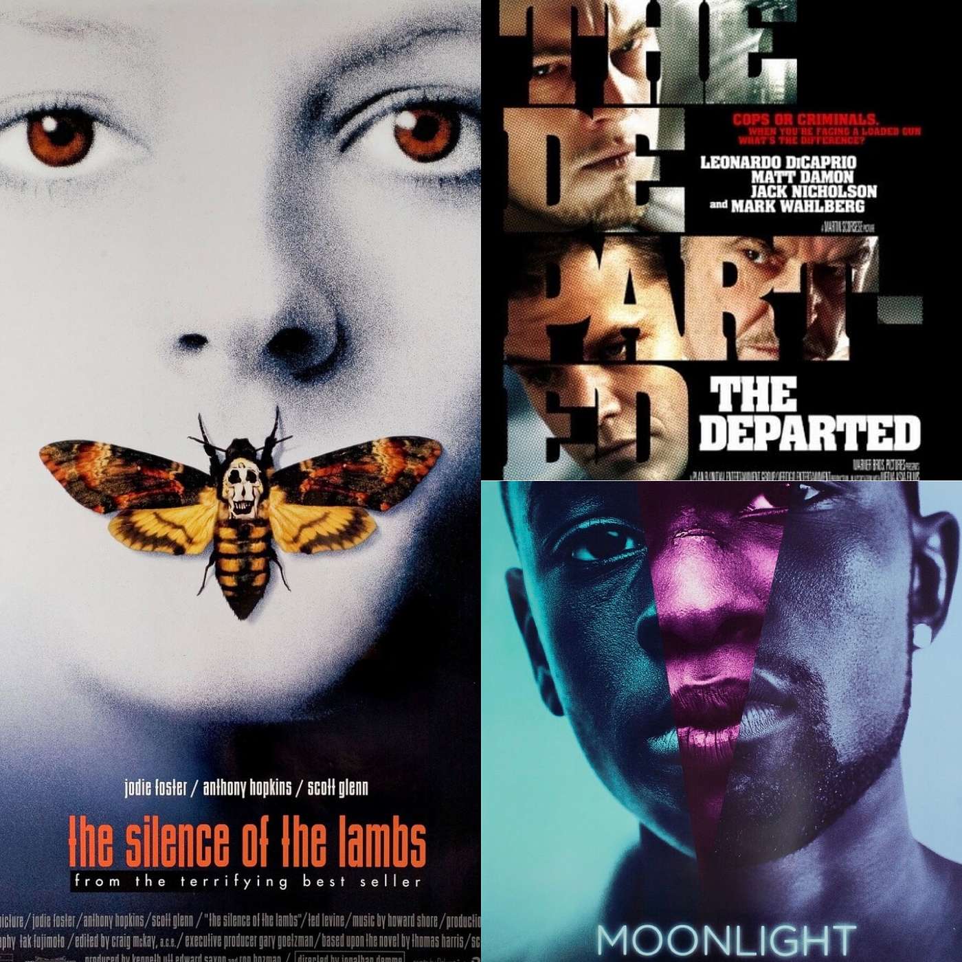 Episode 53 - Best Picture Anniversaries, Part V (The Silence of the Lambs, The Departed, Moonlight)