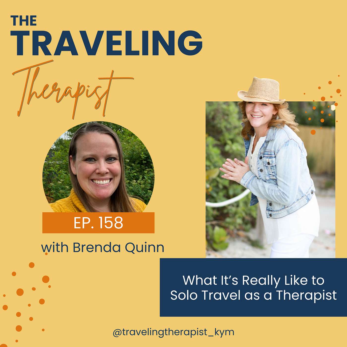 158. What It’s Really Like to Solo Travel as a Therapist with Brenda Quinn